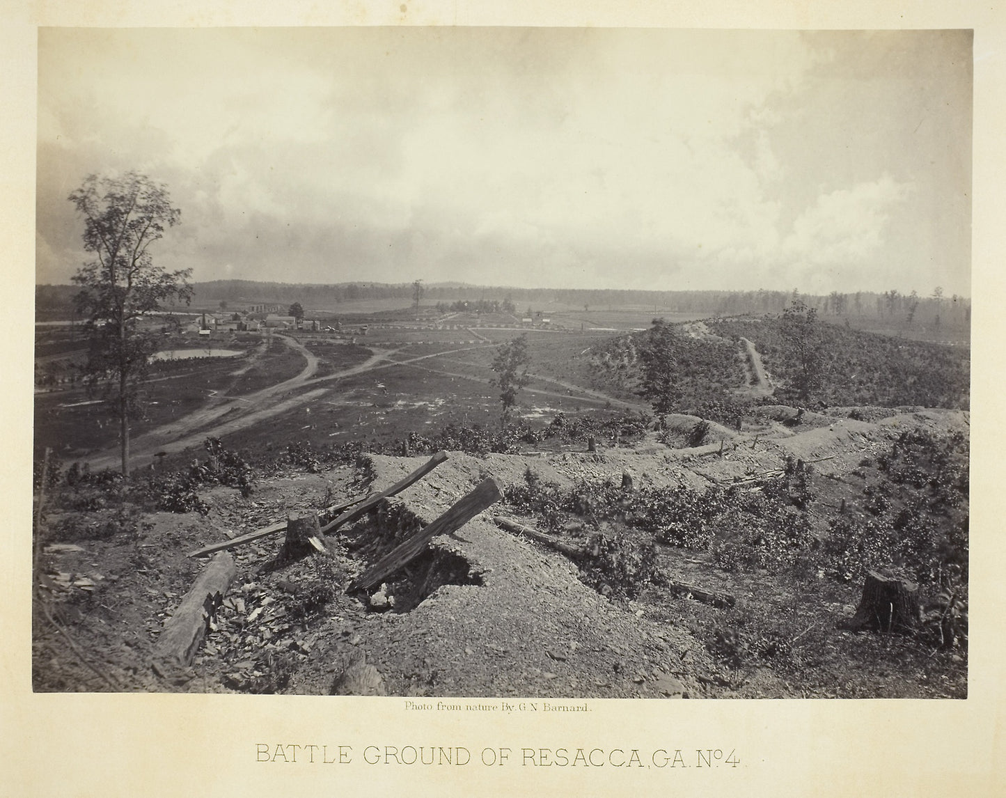 Battle Ground of Resacca, GA, No. 4 - George N. Barnard, Poster Print Wall Art