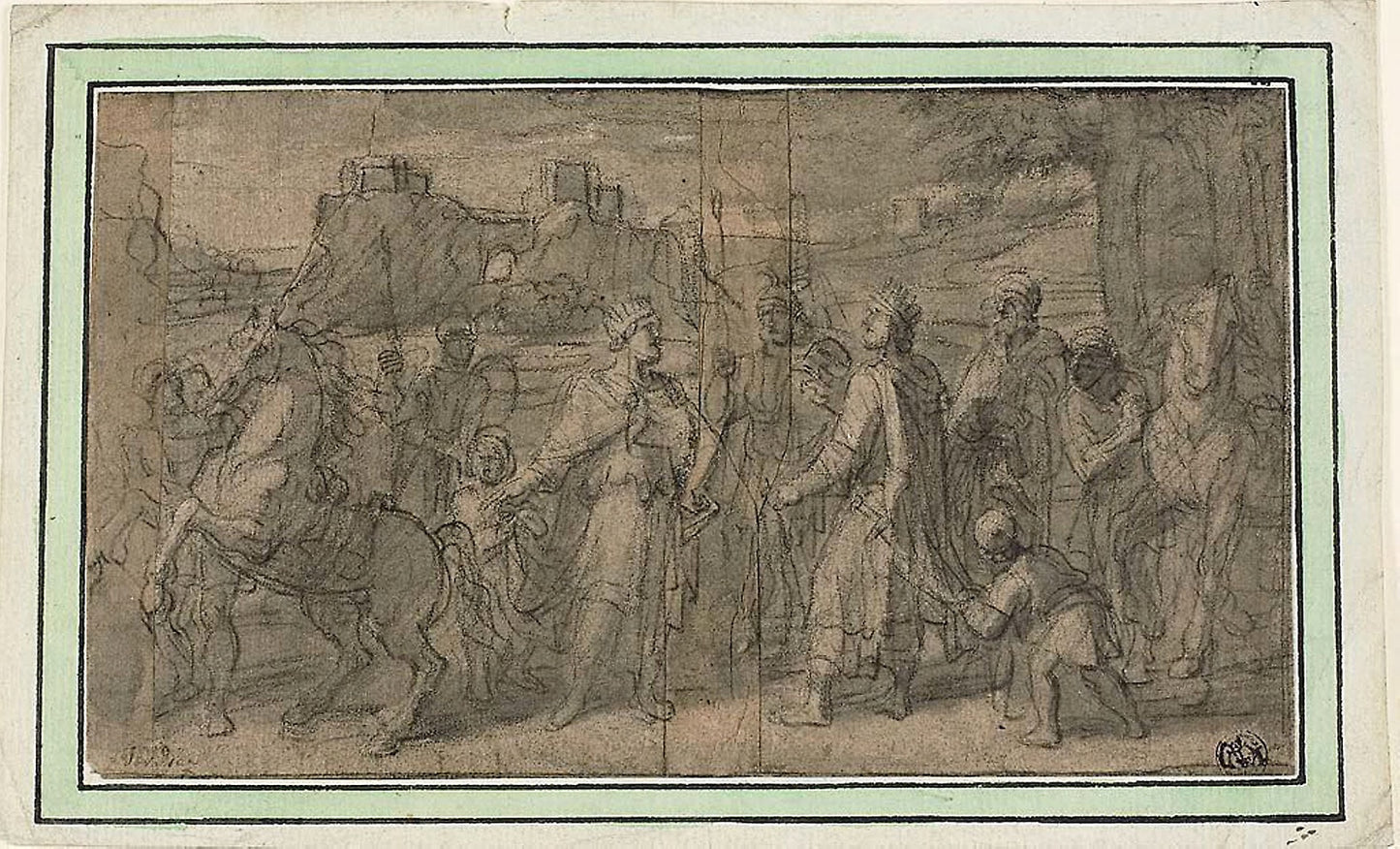 Meeting of Two Kings - François Verdier, Poster Print Wall Art