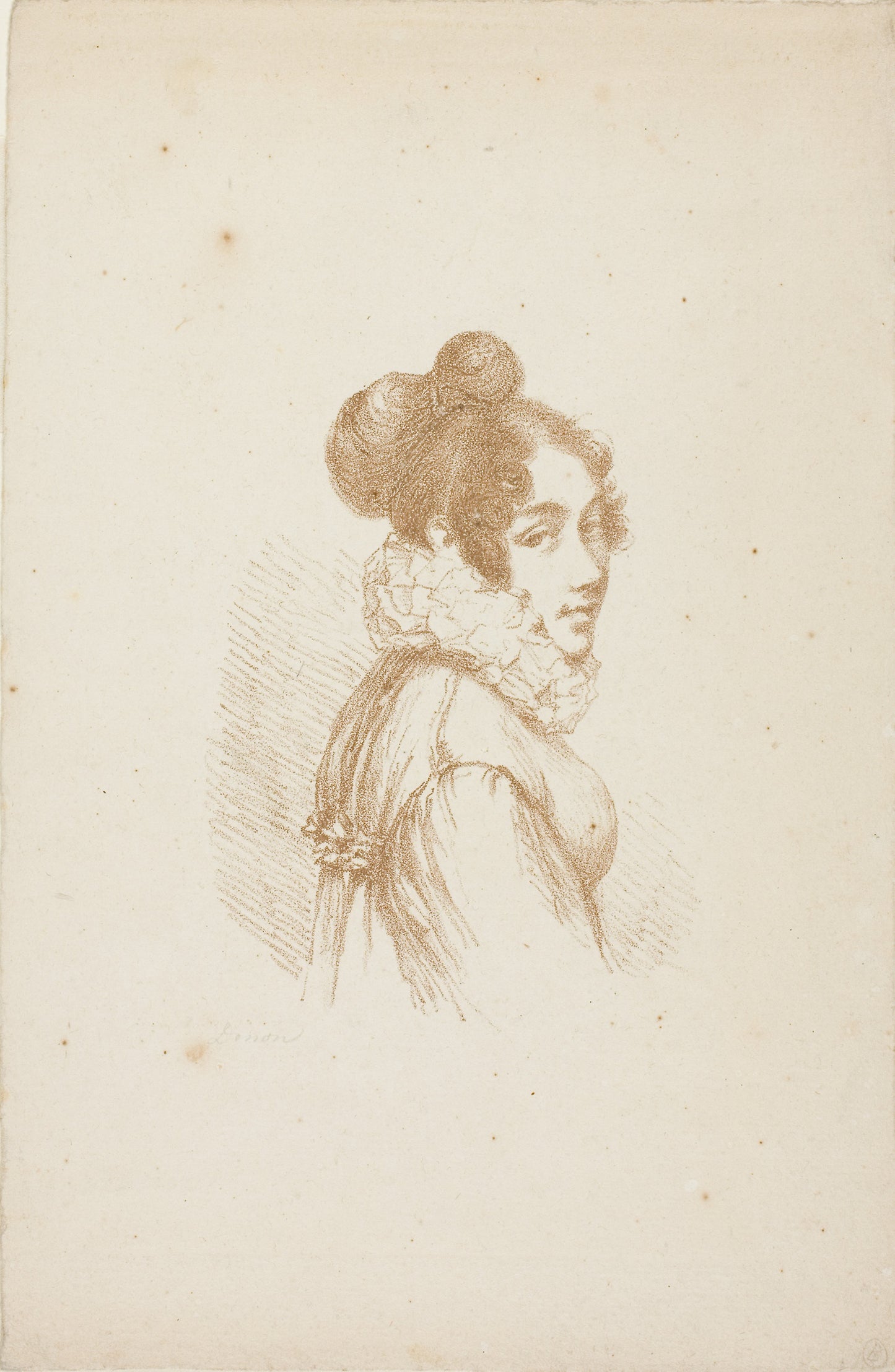Portrait of a Young Lady - Dominique-Vivant Denon, Poster Print Wall Art