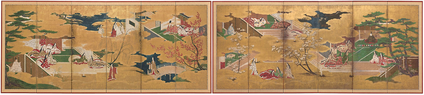 The Tale of Genji - Artist Unknown, Poster Print Wall Art