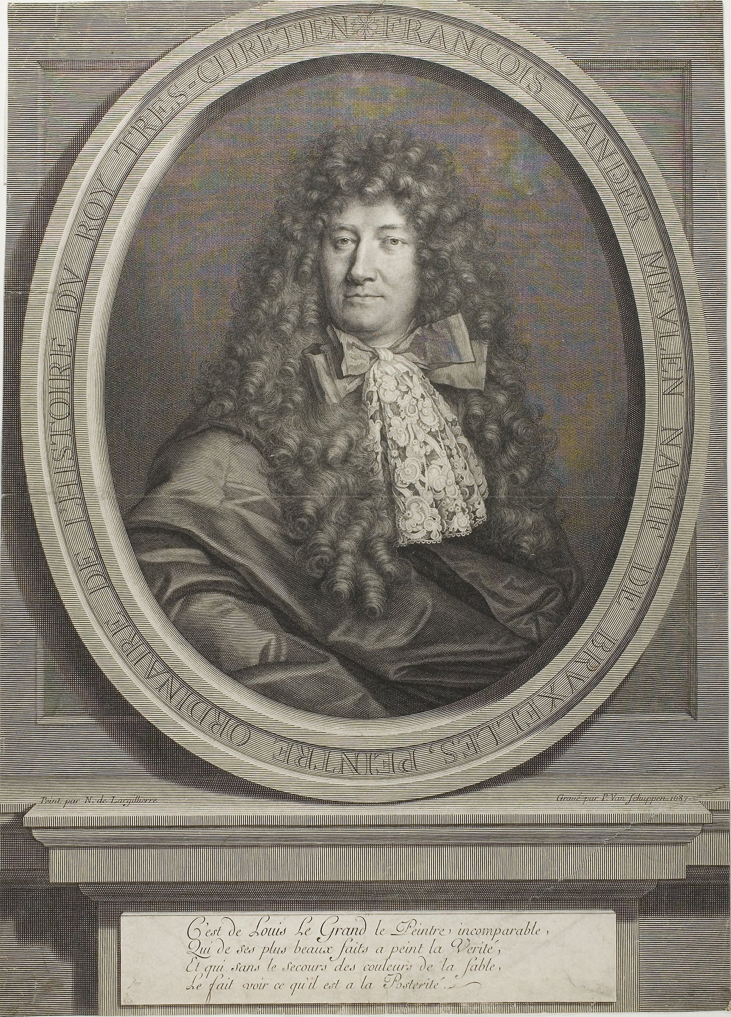 François Van der Meulen - Pierre Louis van Schuppen (Flemish, 1627-1702), Poster Print Wall Art