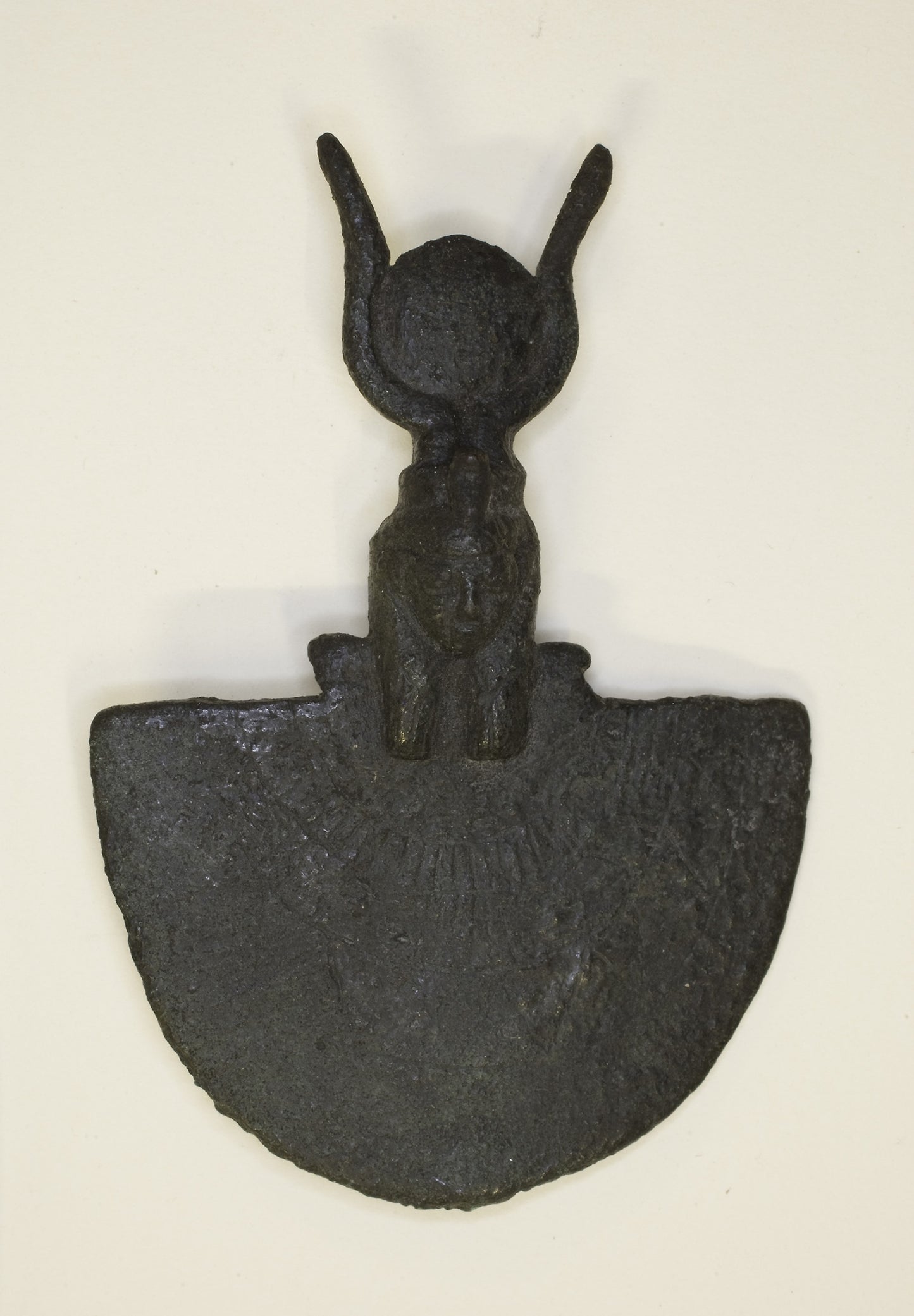Amulet of an Aegis with the Head of Hathor - Egyptian, Poster Print Wall Art