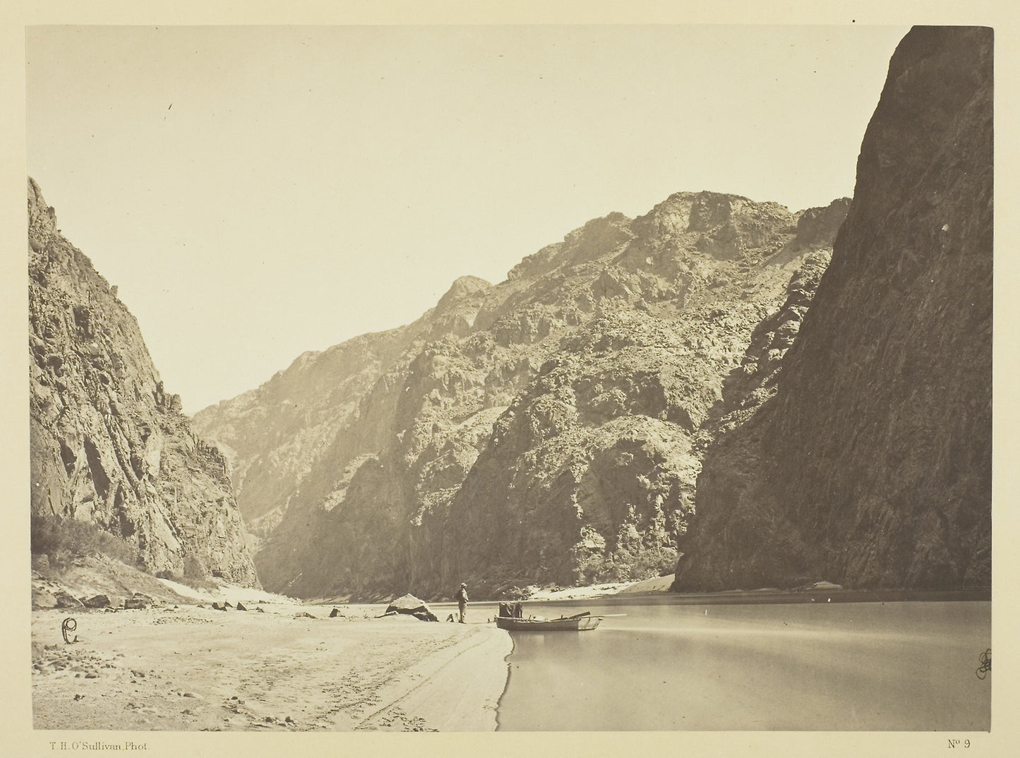 Black Cañon, looking above from Mirror Bar - Timothy O'Sullivan, Poster Print Wall Art