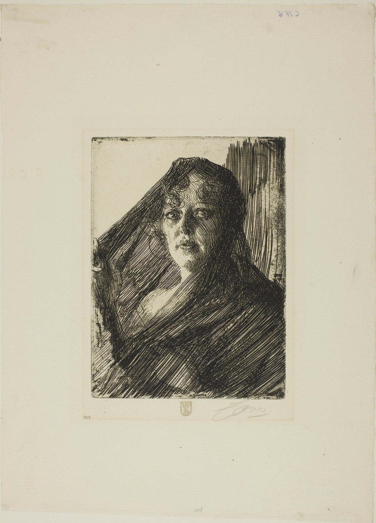 Gerda Lundequist - Anders Zorn, Poster Print Wall Art