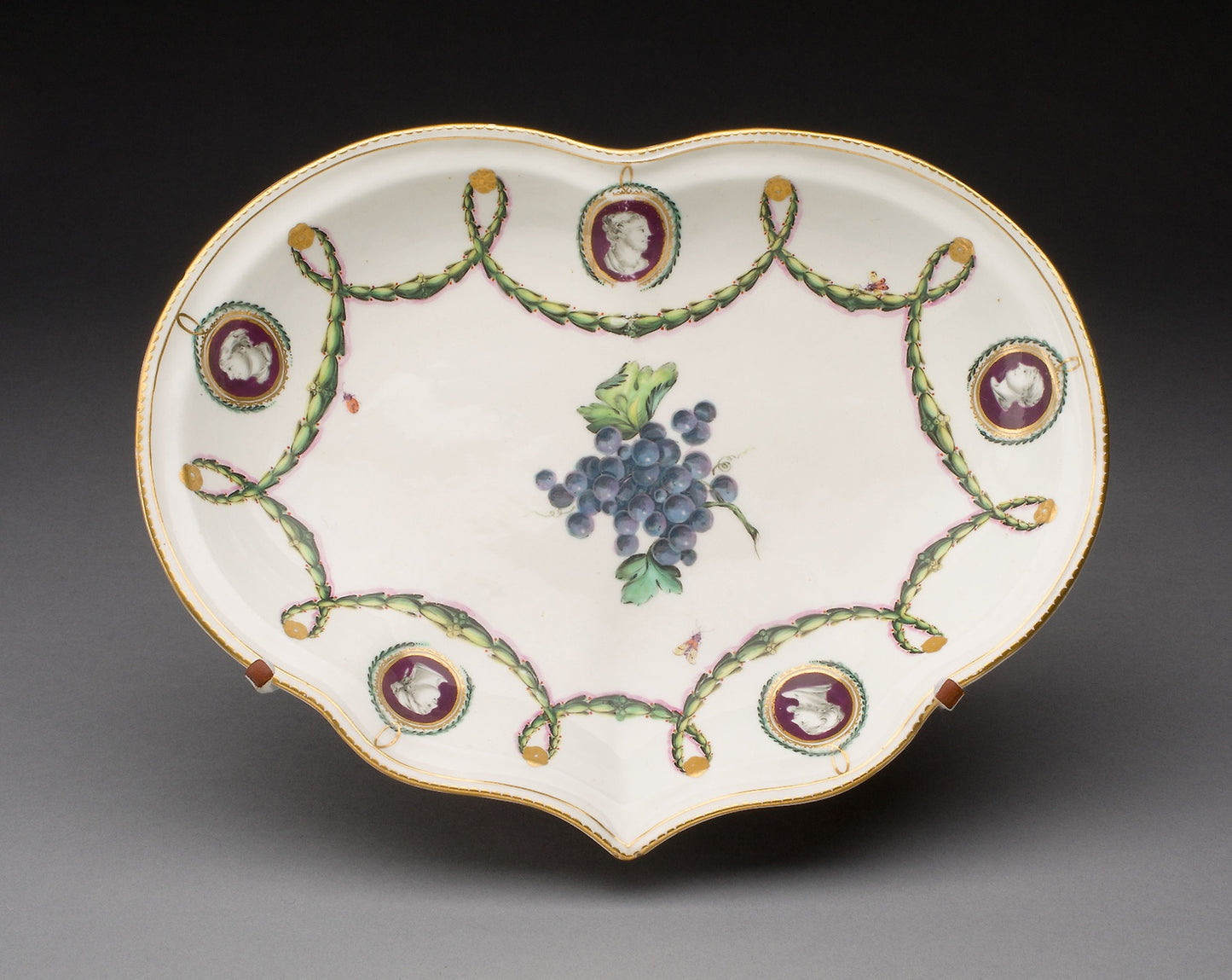 Dish - Chelsea-Derby Porcelain Manufactory, Poster Print Wall Art