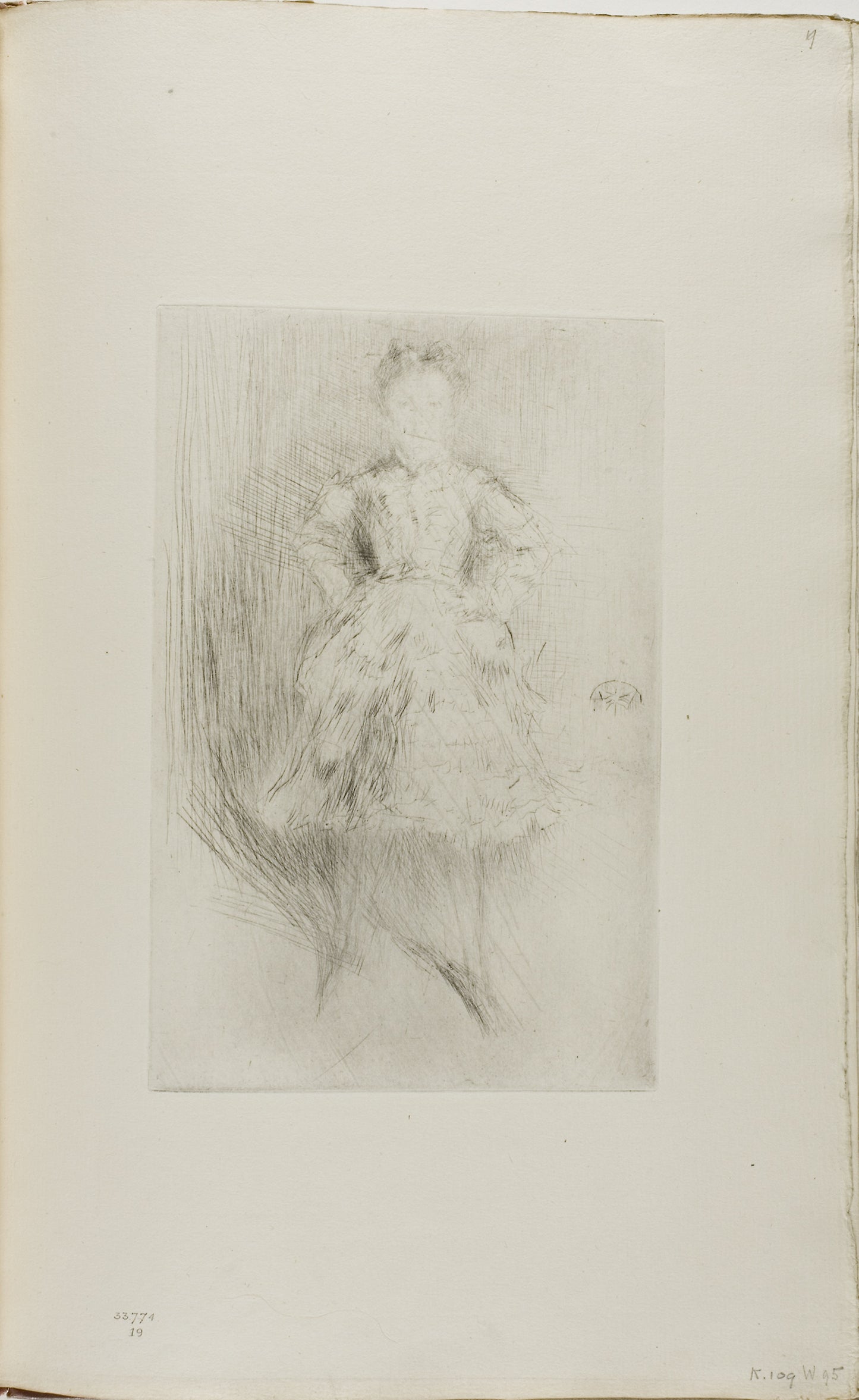 Elinor Leyland - James McNeill Whistler, Poster Print Wall Art