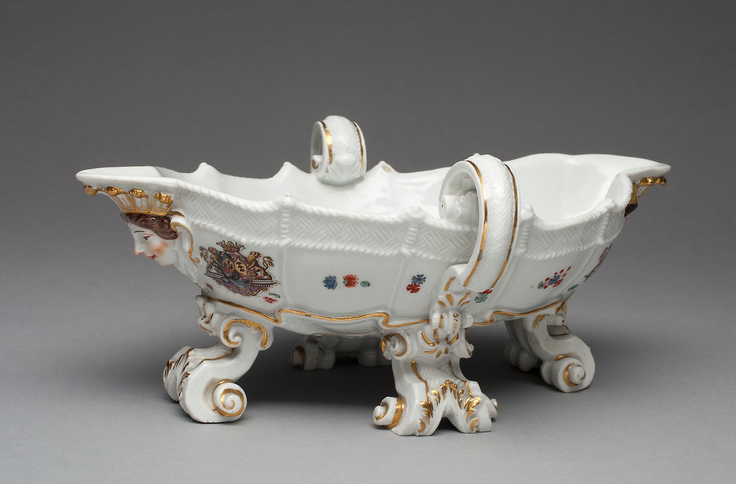 Sauceboat from the Sulkowsky Service - Meissen Porcelain Manufactory, Poster Print Wall Art