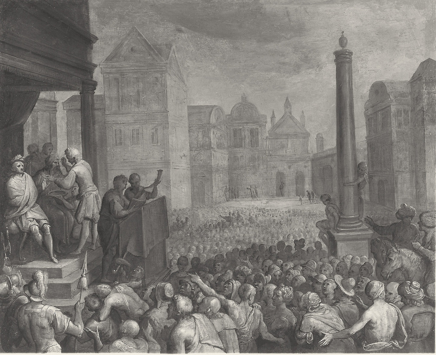 The Judgement of Zaleucus - Otto van Veen, Poster Print Wall Art