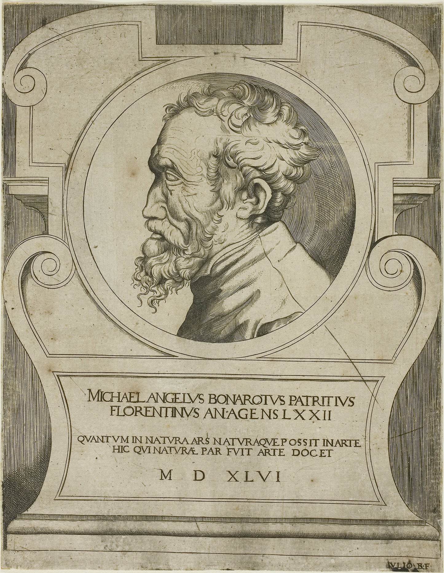 Michelangelo: Giulio di Antonio Bonasone,16x12"(A3) Poster