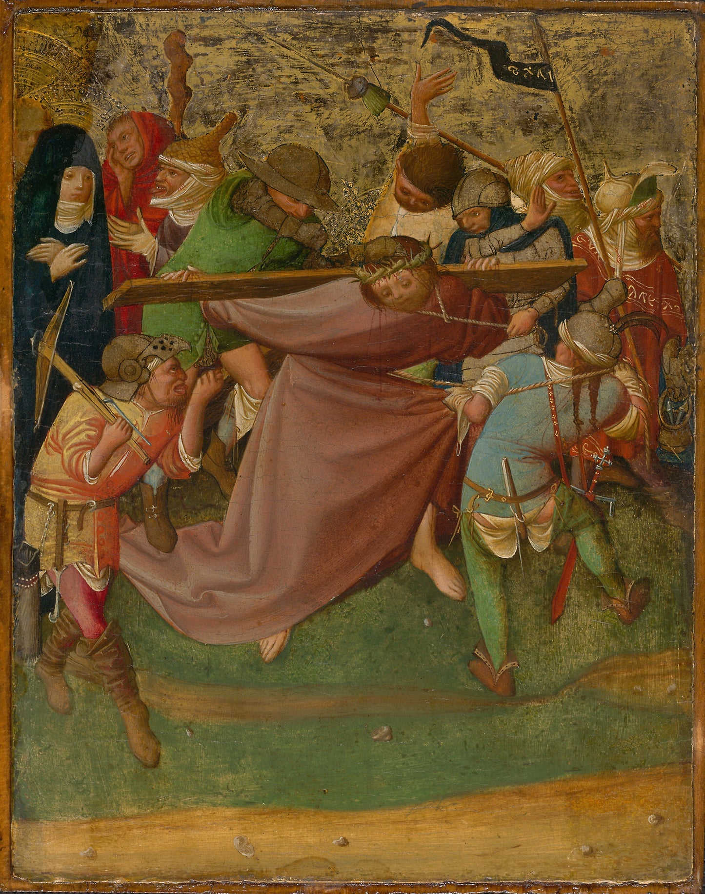 Christ Carrying the Cross - Master of the Worcester Carrying of the Cross, Poster Print Wall Art