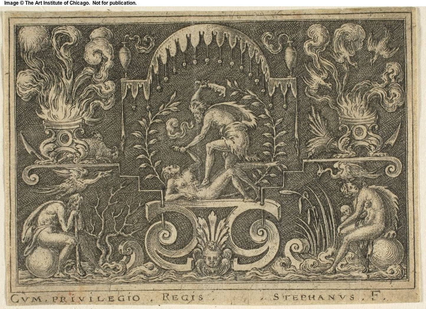 Death of Abel - Etienne Delaune, Poster Print Wall Art