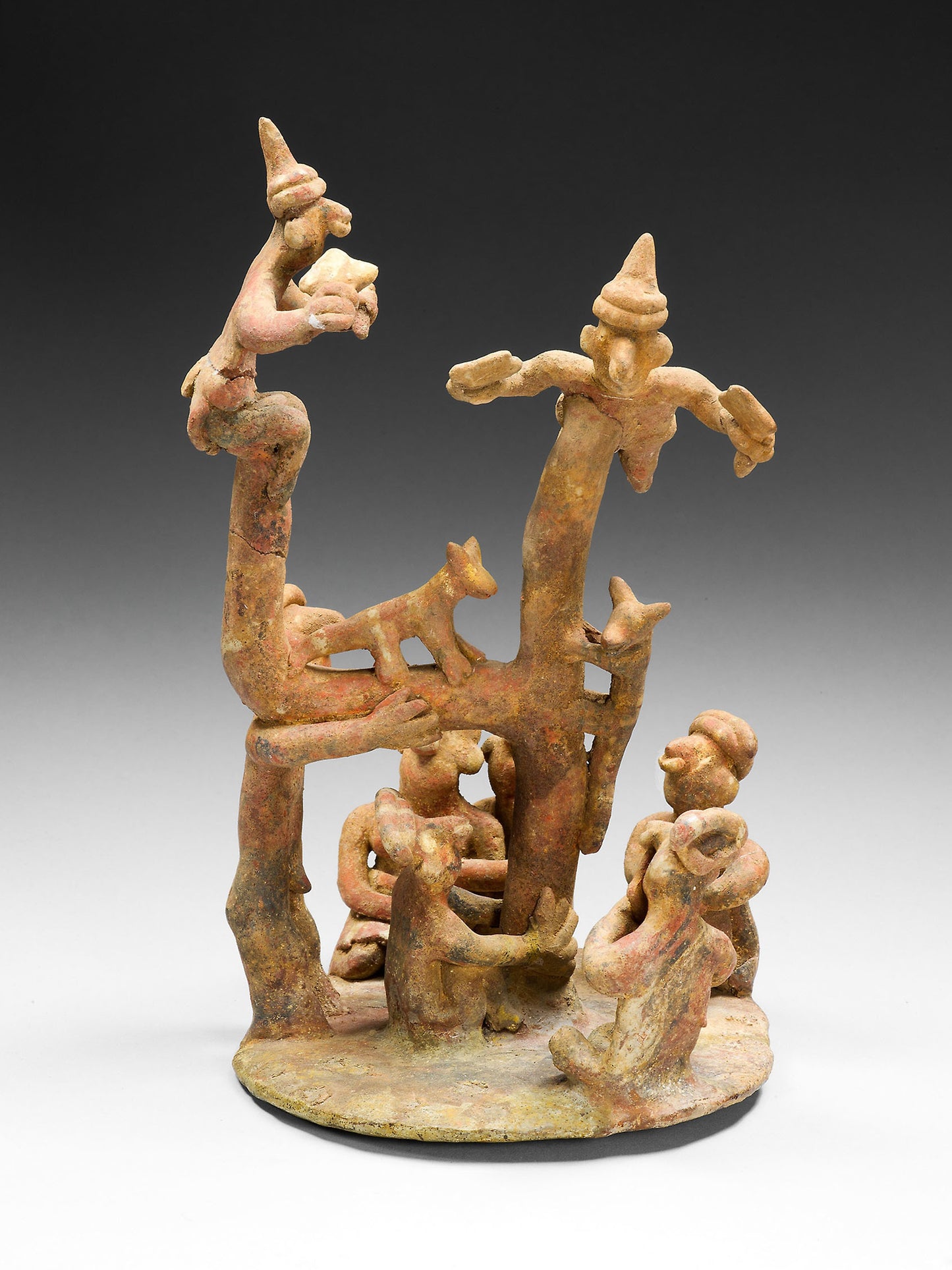 Model of a Tree-Climbing Ritual - Nayarit, Poster Print Wall Art