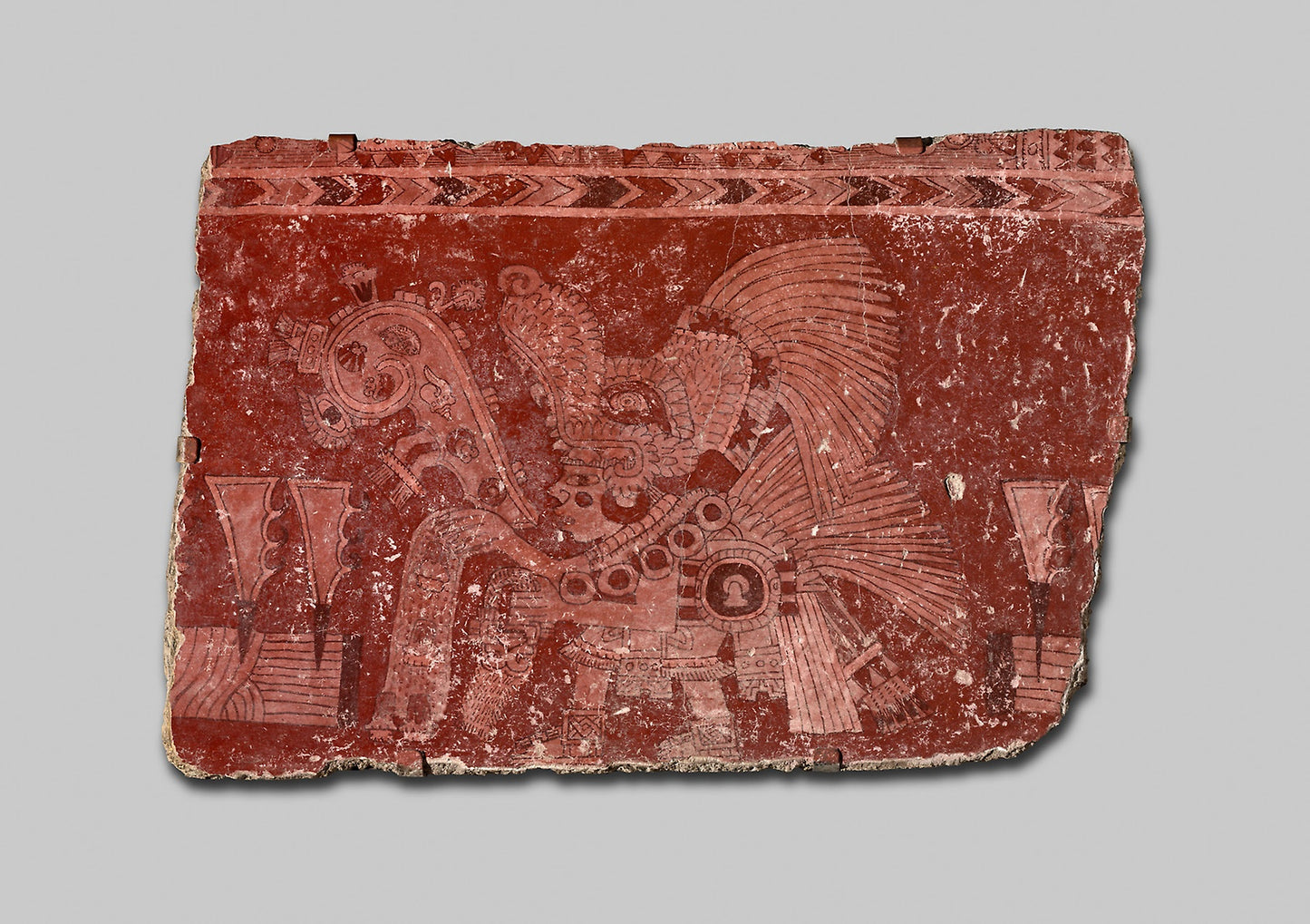 Mural Fragment Representing a Ritual of World Renewal: Teotihuacan, Poster Print Wall Art