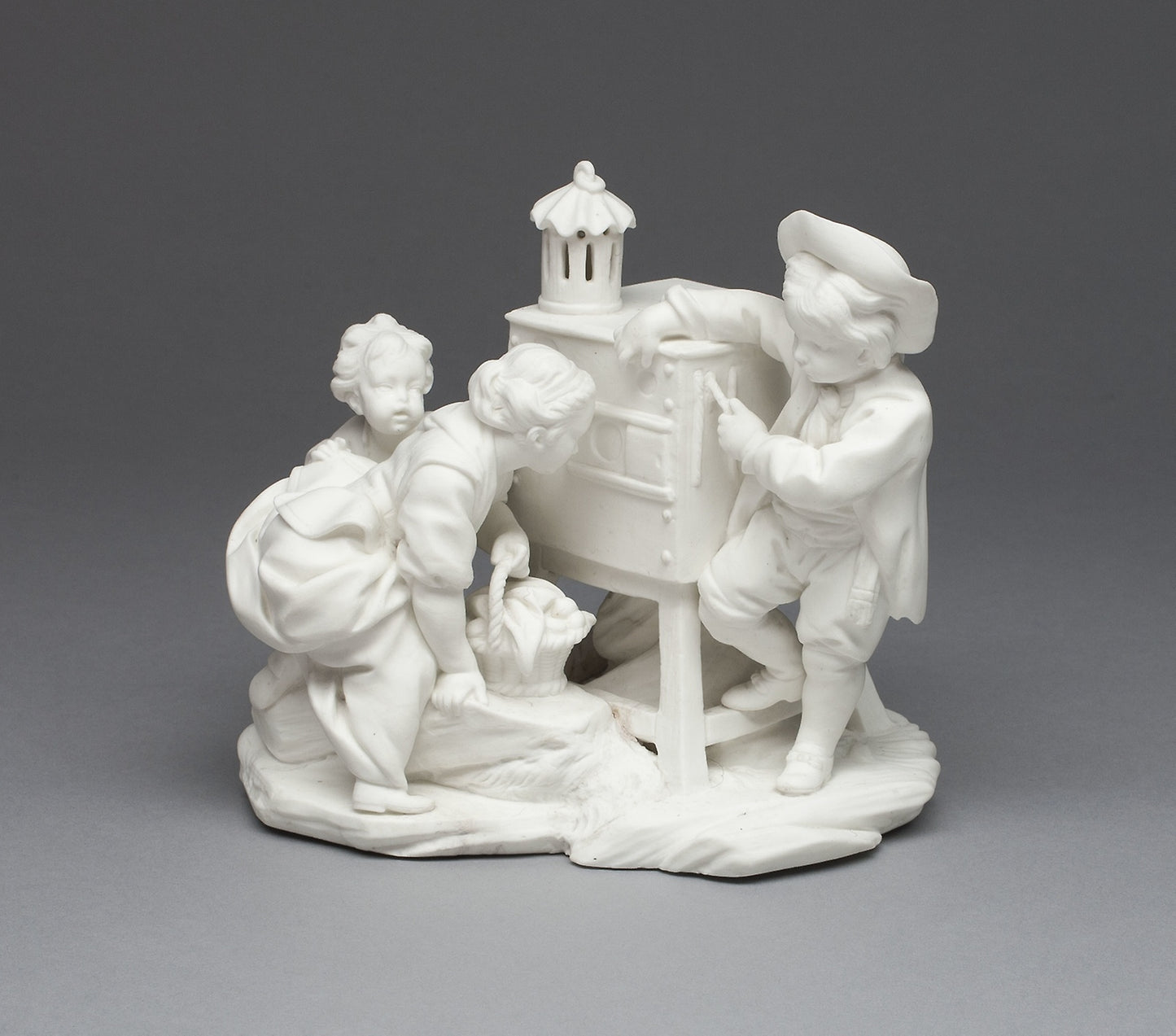 The Peep Show, or the Magic Lantern (La Curiosité ou La Lanterne Magique) - Sèvres Porcelain Manufactory, Poster Print Wall Art