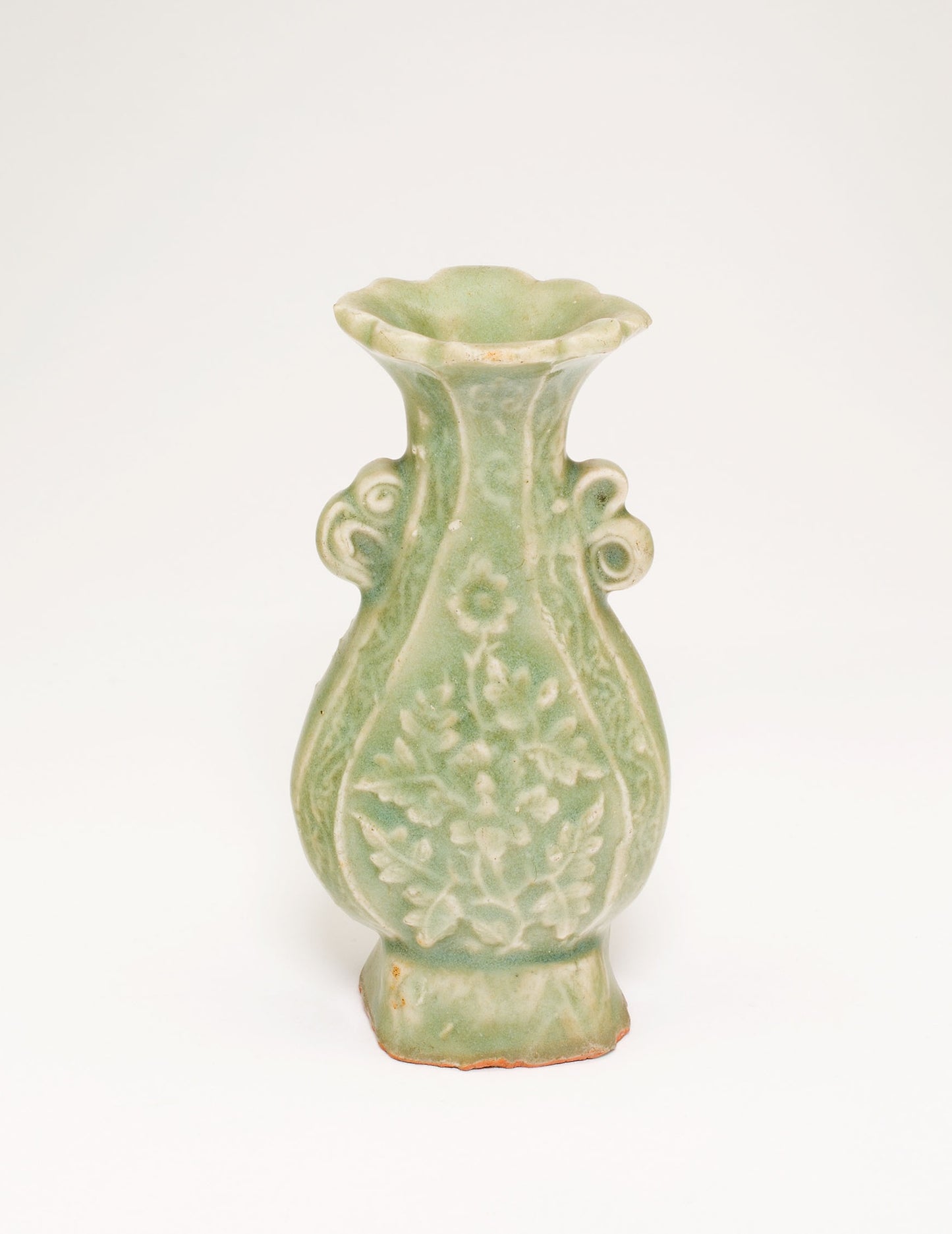 Pear-shaped Vase with Scroll Handles - China, Poster Print Wall Art
