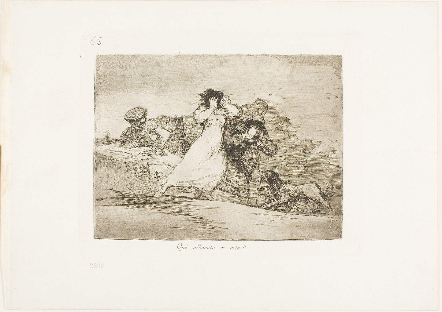 What is this Hubbub?, plate 65 from The Disasters of War - Francisco José de Goya y Lucientes, Poster Print Wall Art