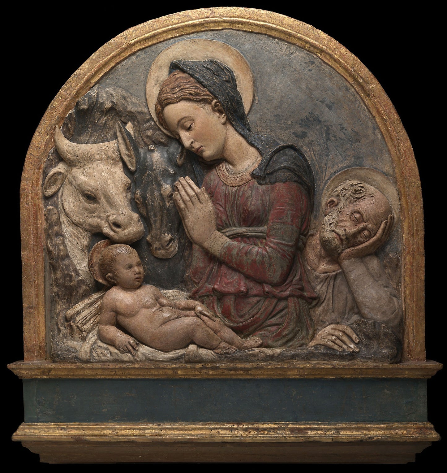 The Nativity - Donatello, Circle of, Poster Print Wall Art