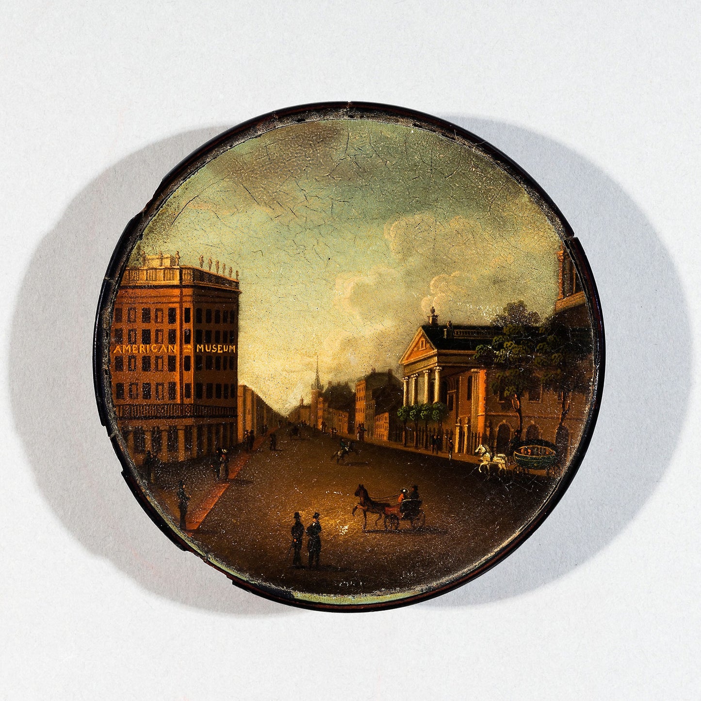 Box with painted lid - Hudson River School, Poster Print Wall Art