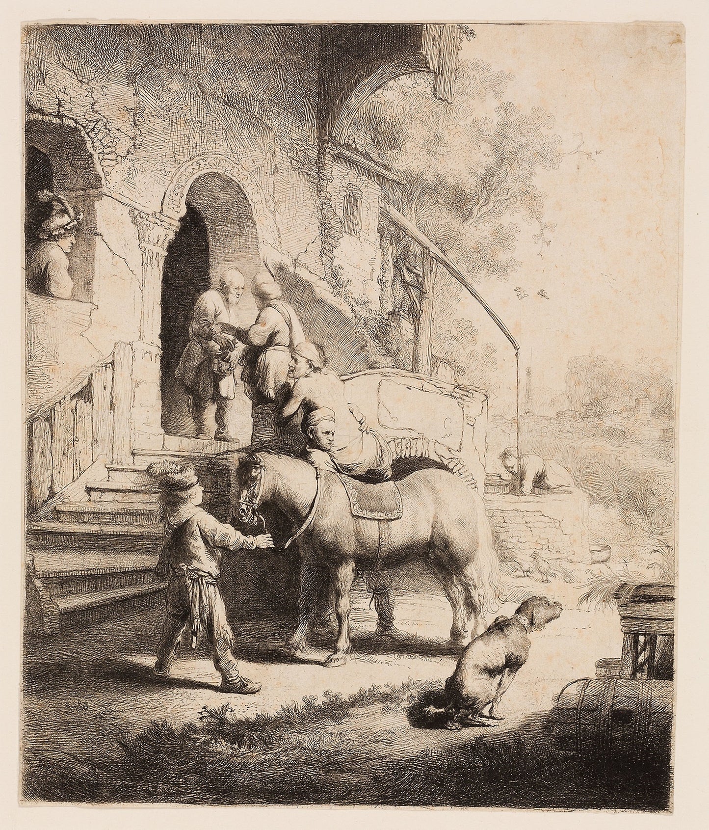 The Good Samaritan - Rembrandt van Rijn, Poster Print Wall Art