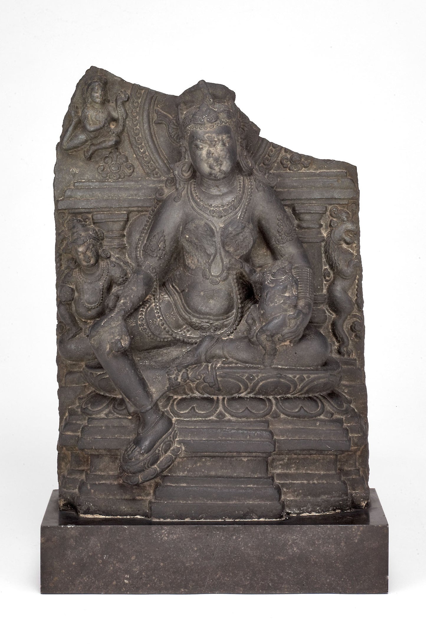 Goddess Hariti Seated Holding a Child - India, Poster Print Wall Art