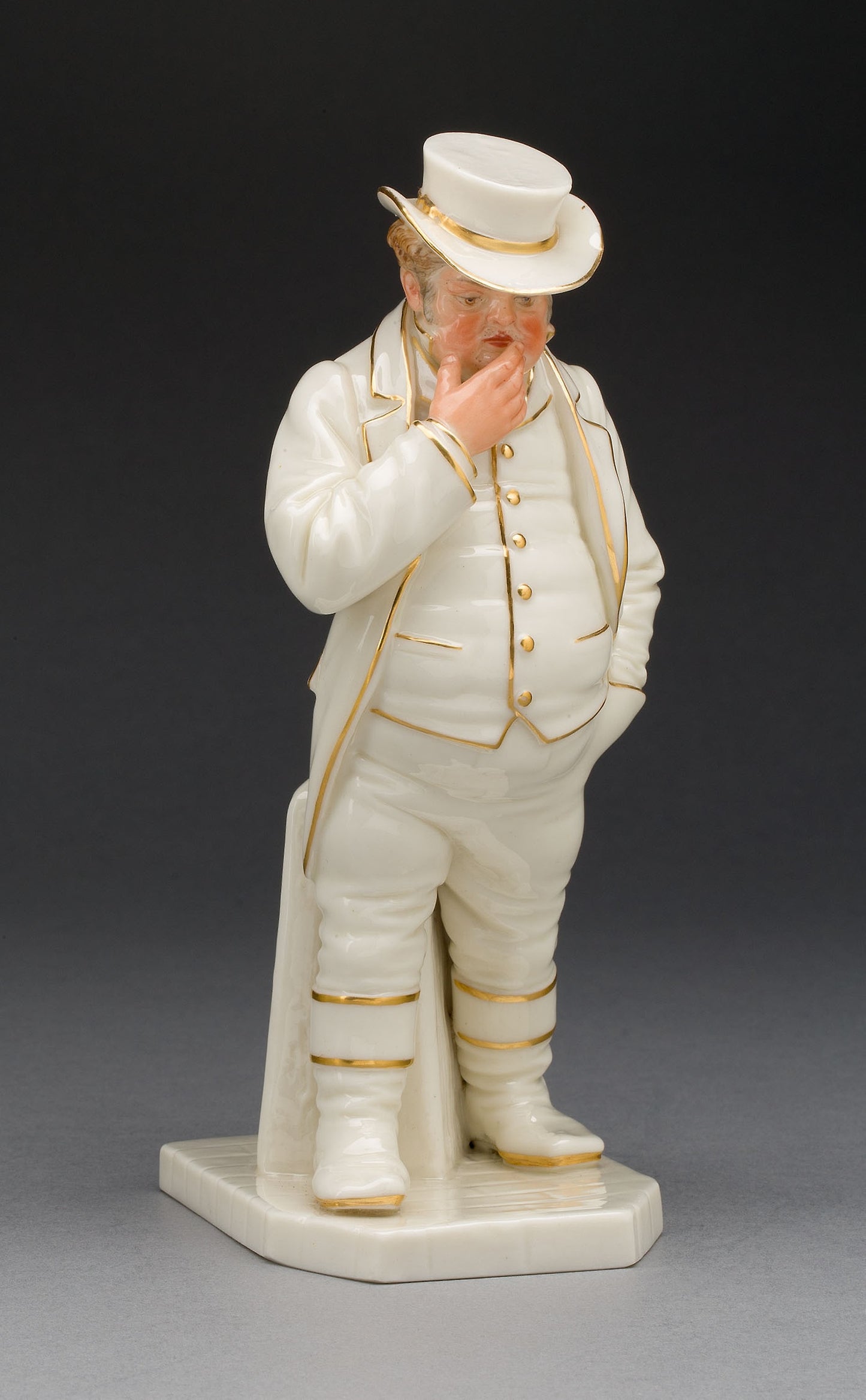 Figure of John Bull - Worcester Porcelain Factory, Poster Print Wall Art