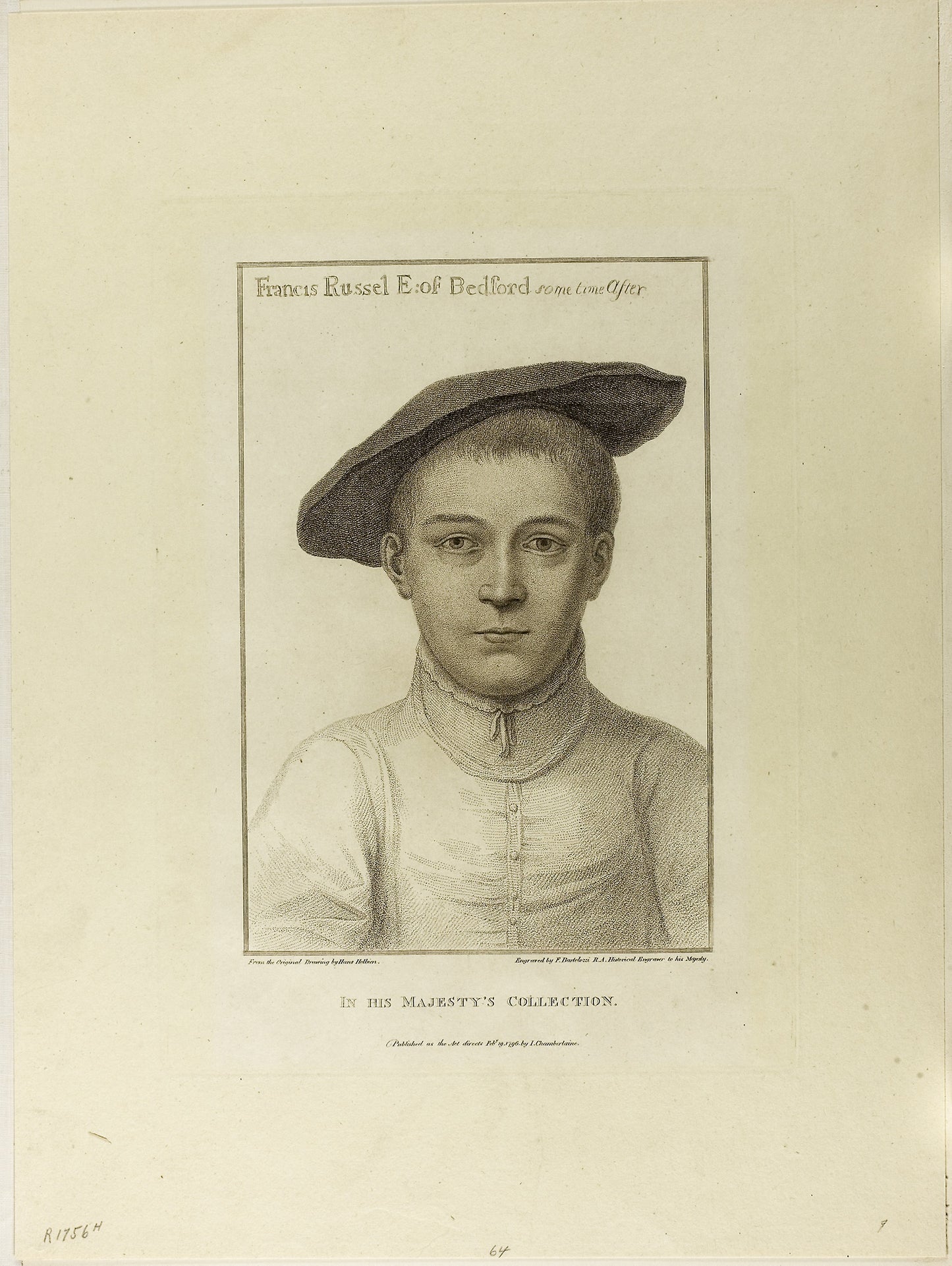 Francis Russell: Francesco Bartolozzi (Italian, 1727-1815),16x12"(A3) Poster