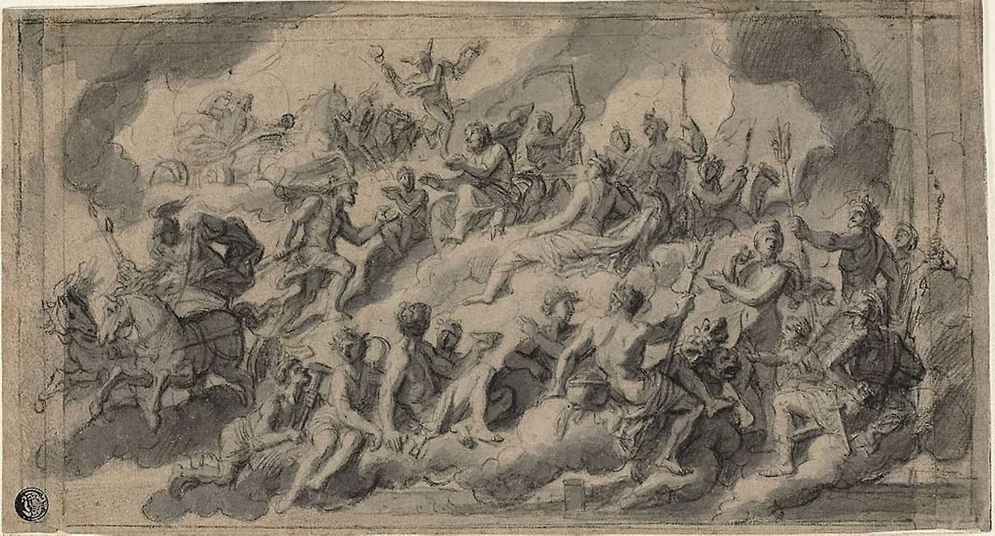 Gods on Olympus - François Verdier, Poster Print Wall Art