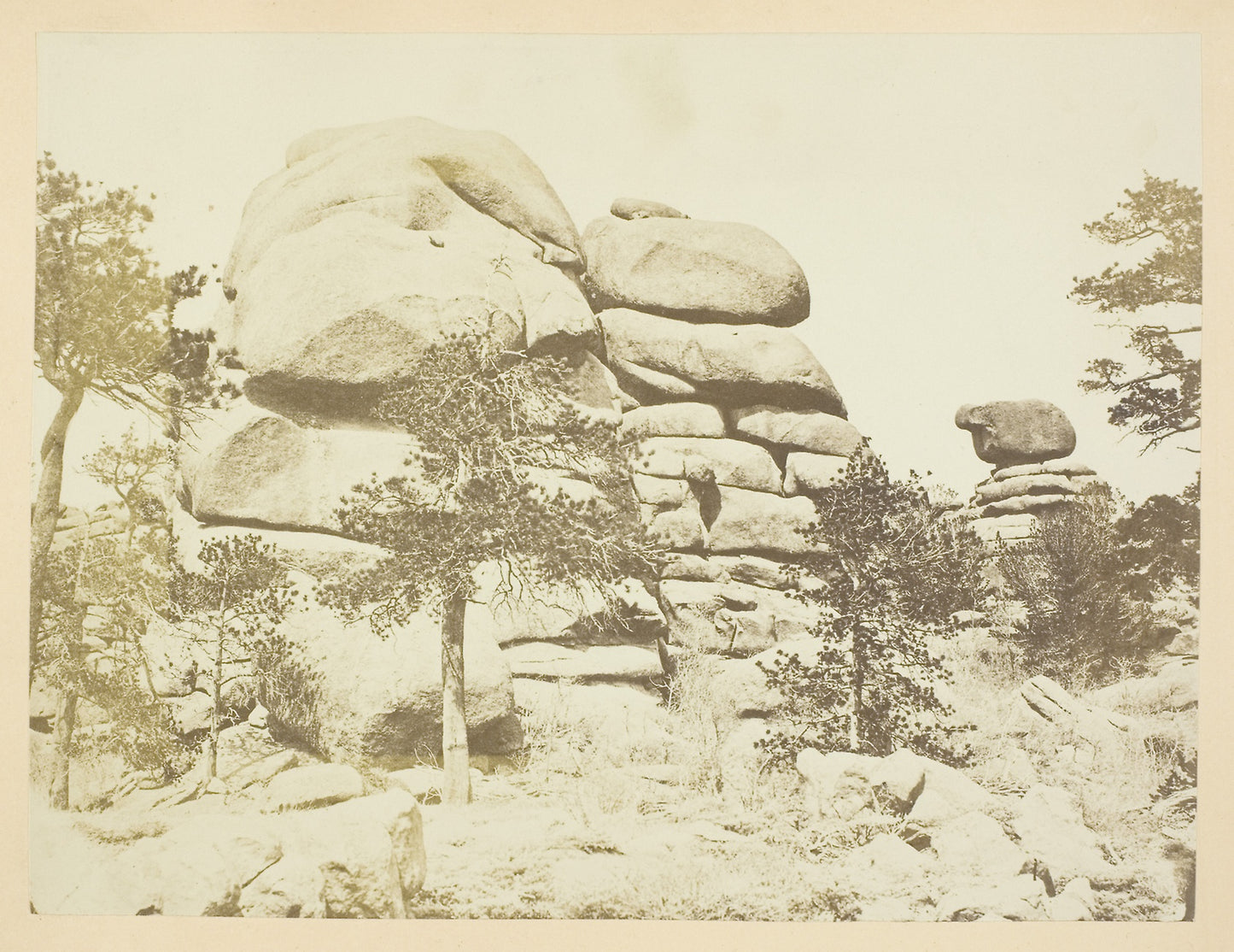 Granite Rock, Buford Station, Laramie Mountains: Andrew J. Russell ,16x12"(A3) Poster