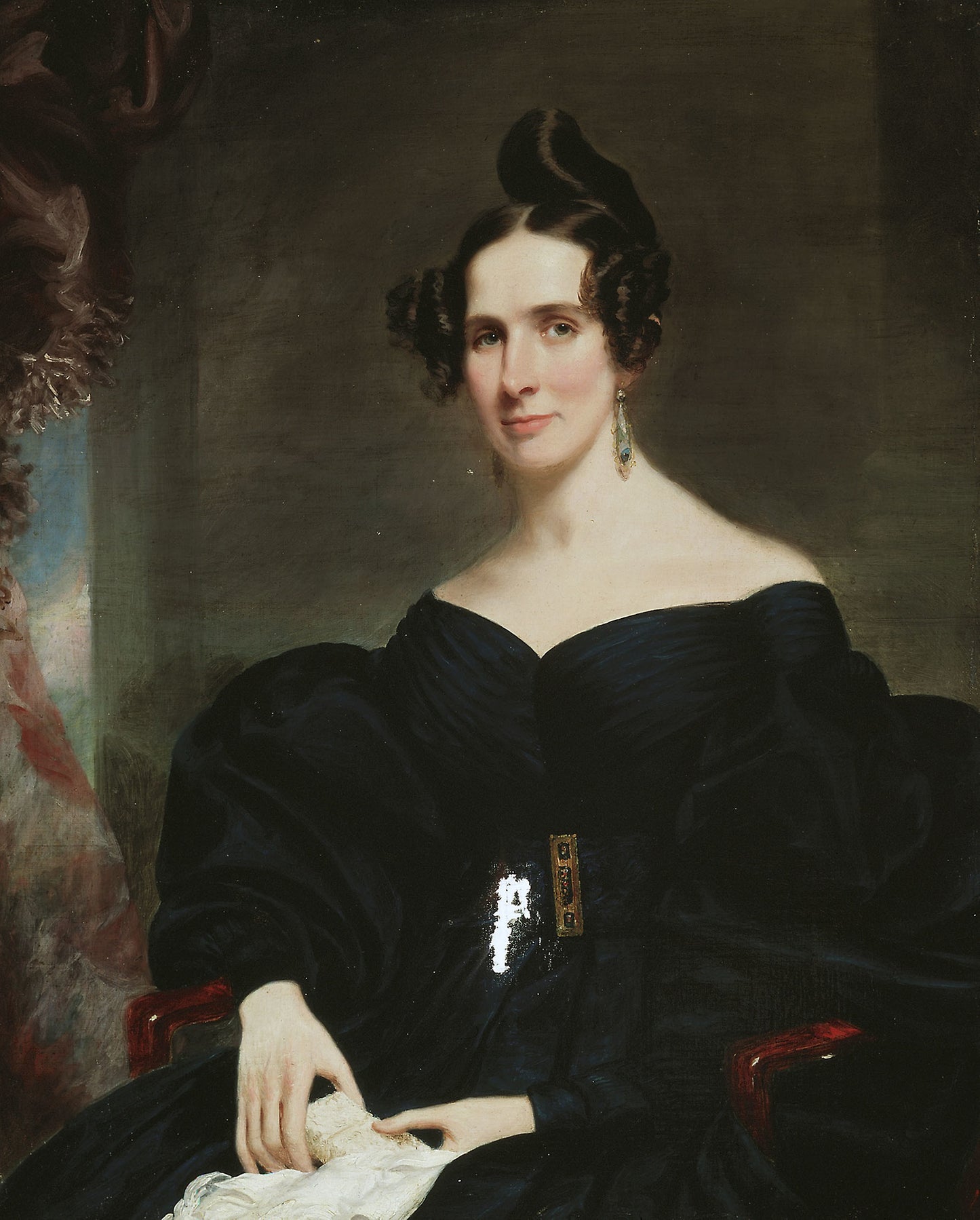 Mrs. James Mackie - Samuel Lovett Waldo, Poster Print Wall Art