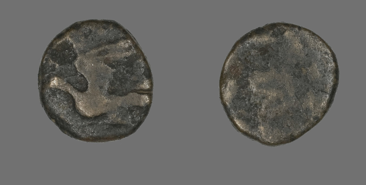 Coin Depicting a Dove - Greek or Roman, Poster Print Wall Art