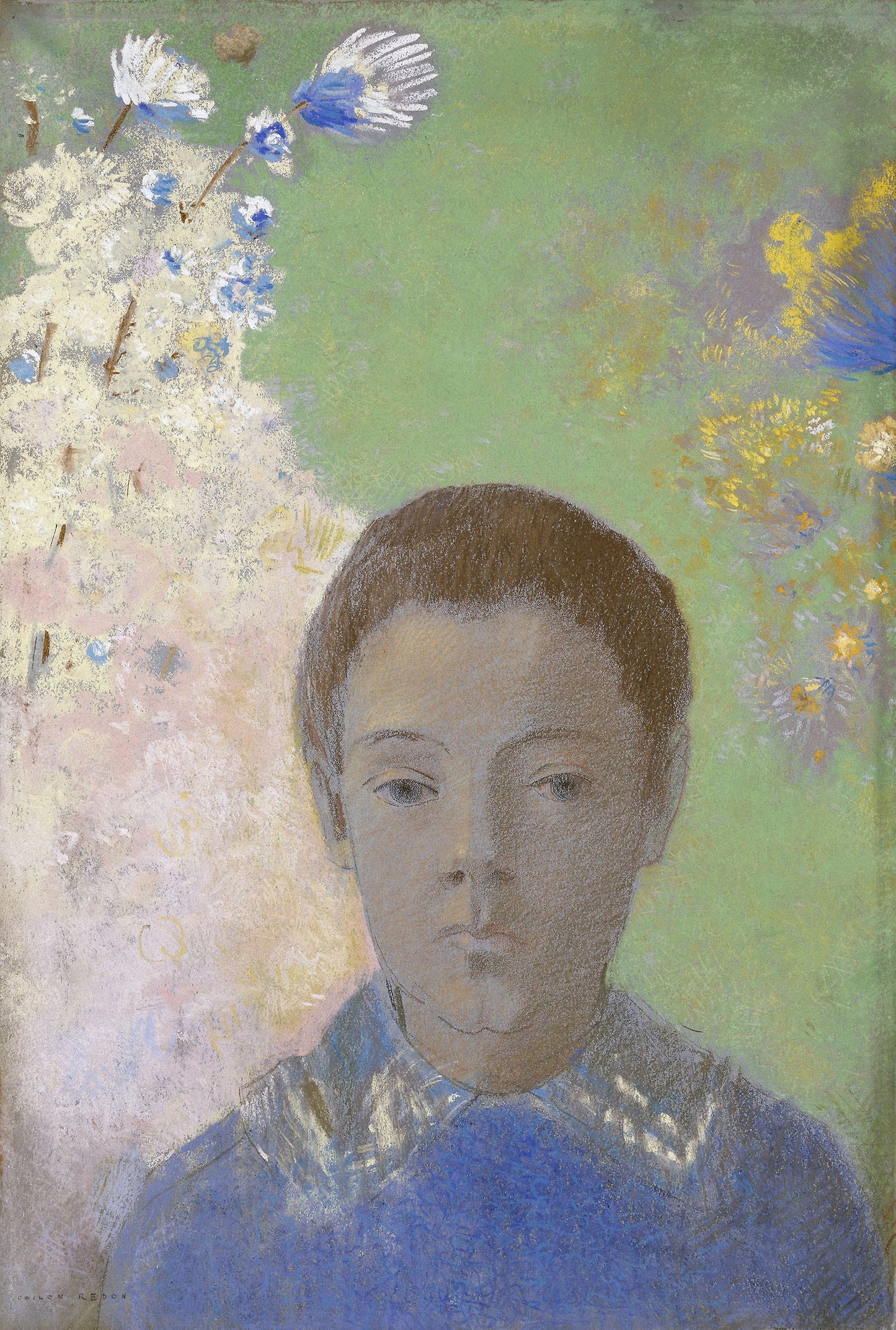 Portrait of Ari Redon: Odilon Redon,16x12"(A3) Poster