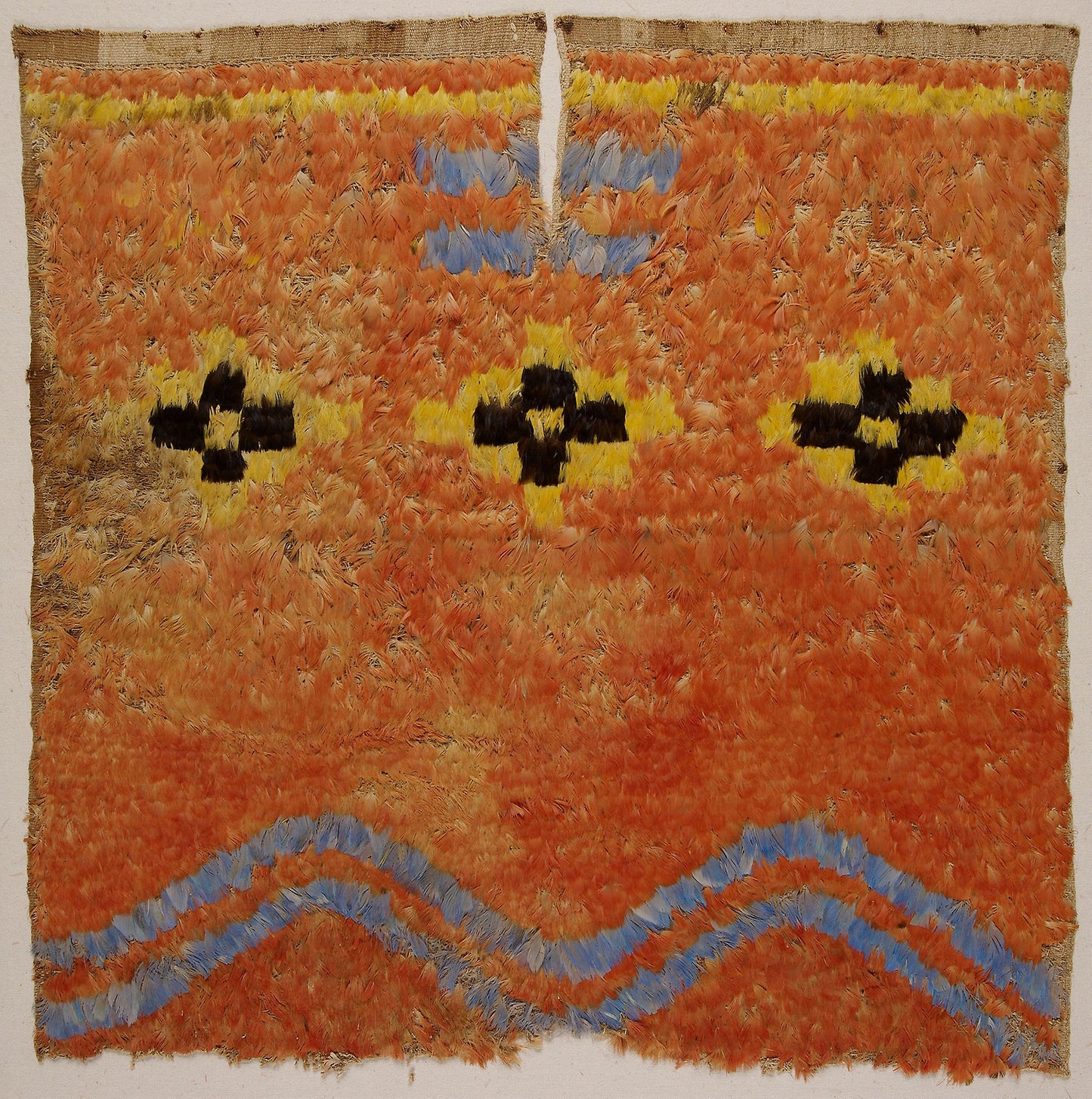 Tunic Fragment - Peru, Probably central or south coast, Poster Print Wall Art