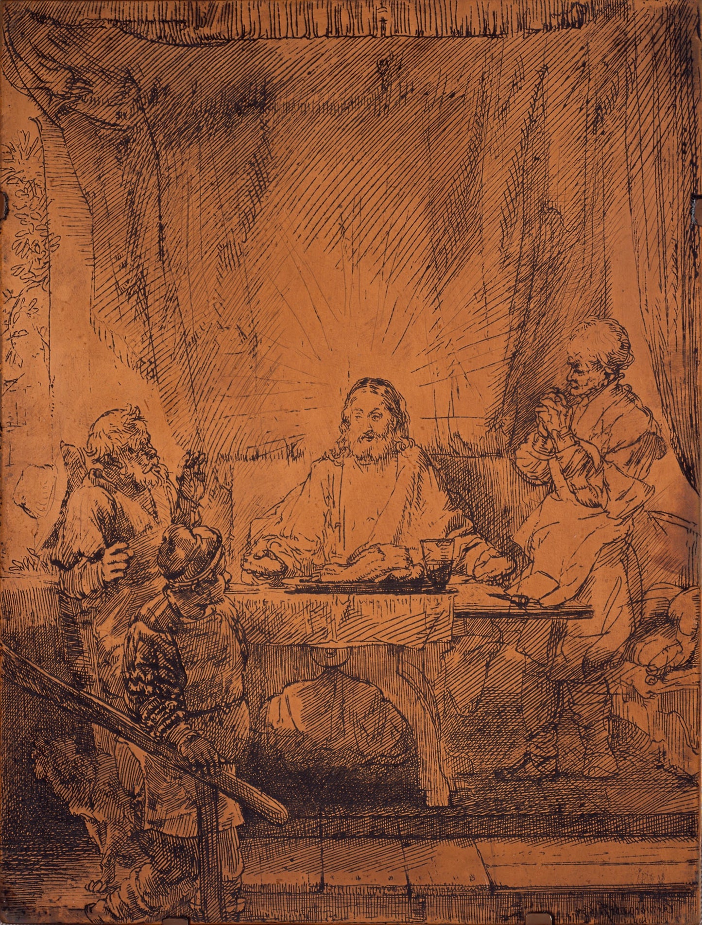 Supper at Emmaus - Rembrandt van Rijn, Poster Print Wall Art