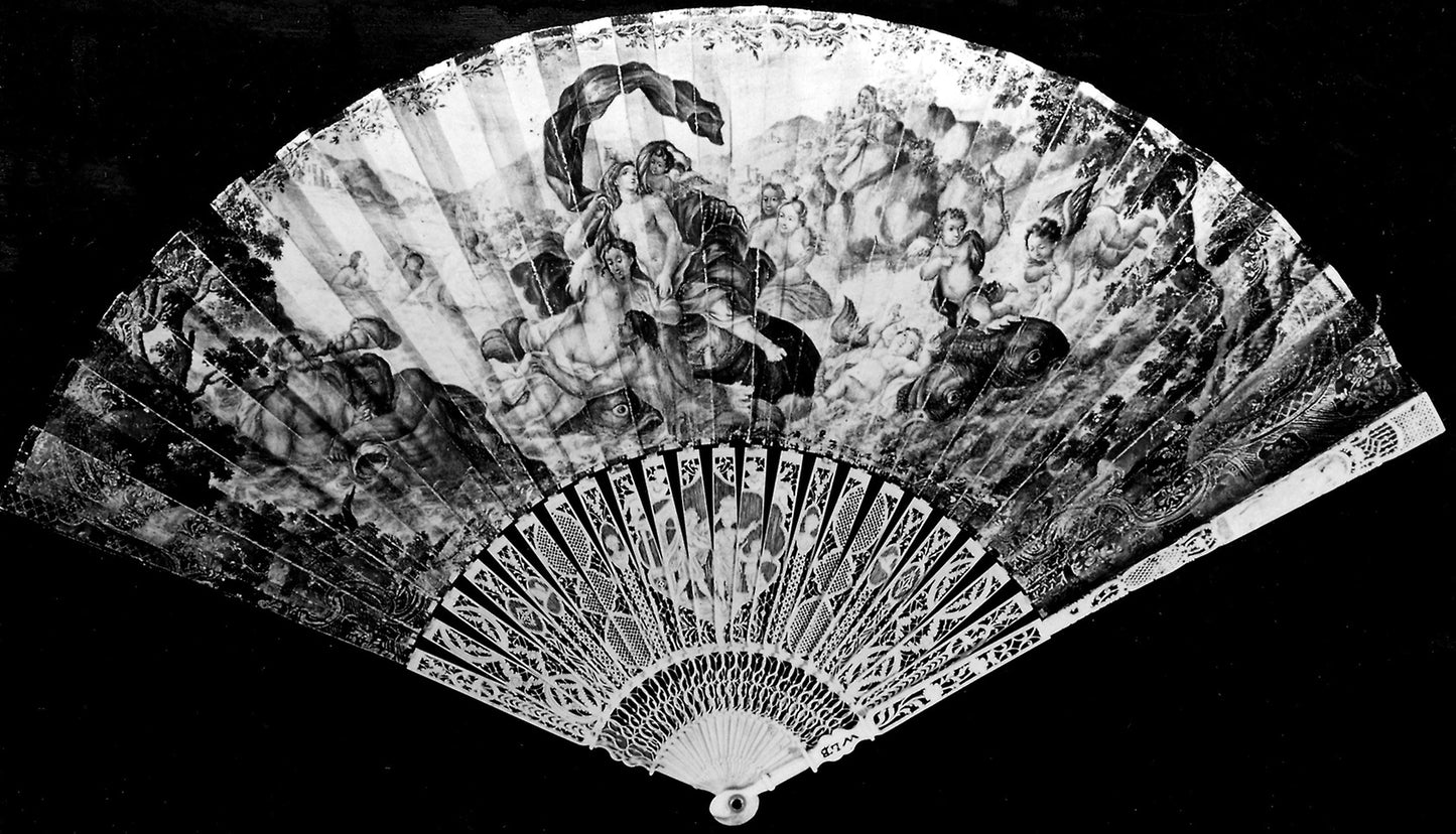 Fan - Painted - Benjamin West (American, 1728–1836), Poster Print Wall Art