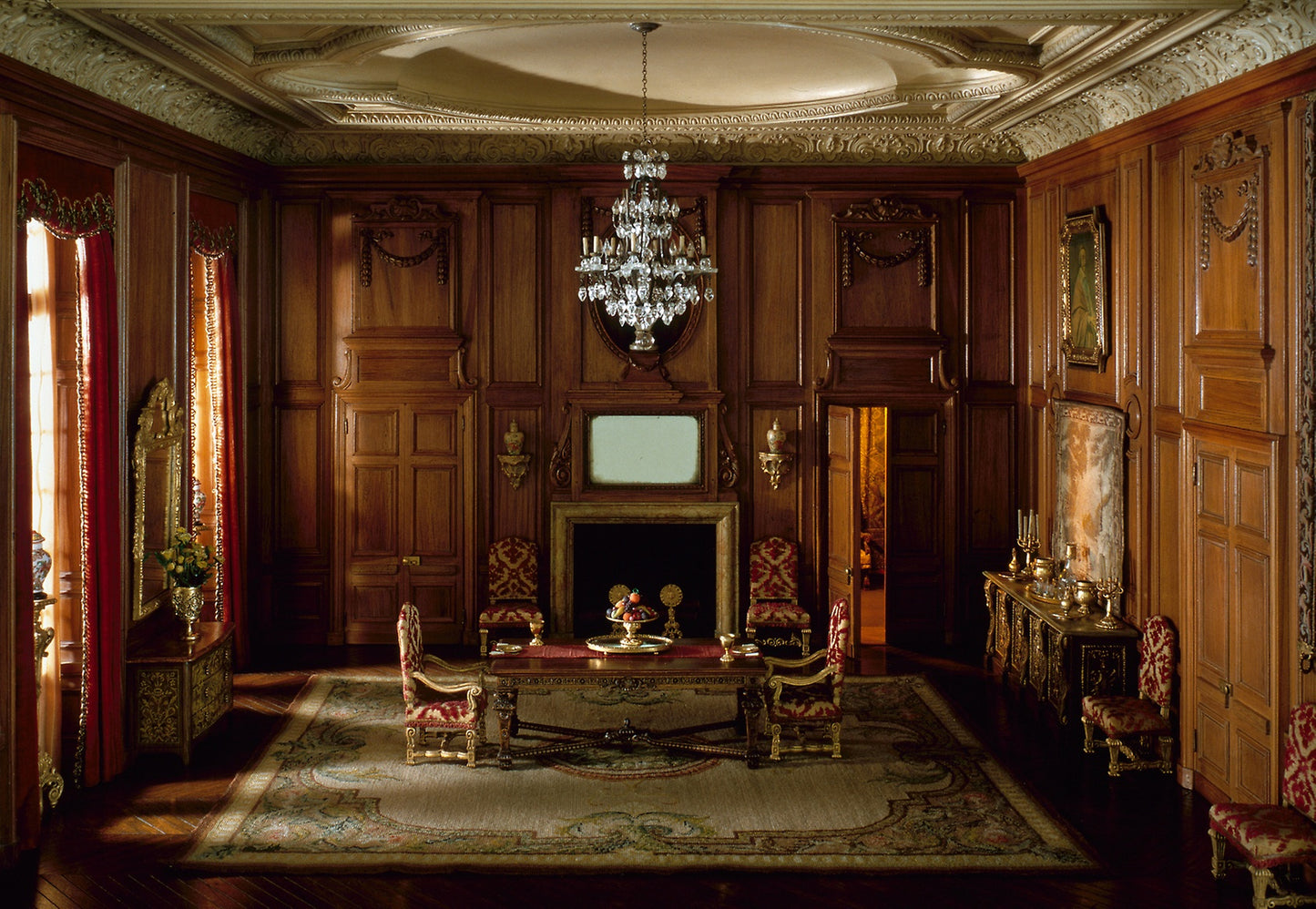 E-19 - French Dining Room of the Louis XIV Period, 1660-1700 - Mrs. James Ward Thorne, Poster Print Wall Art