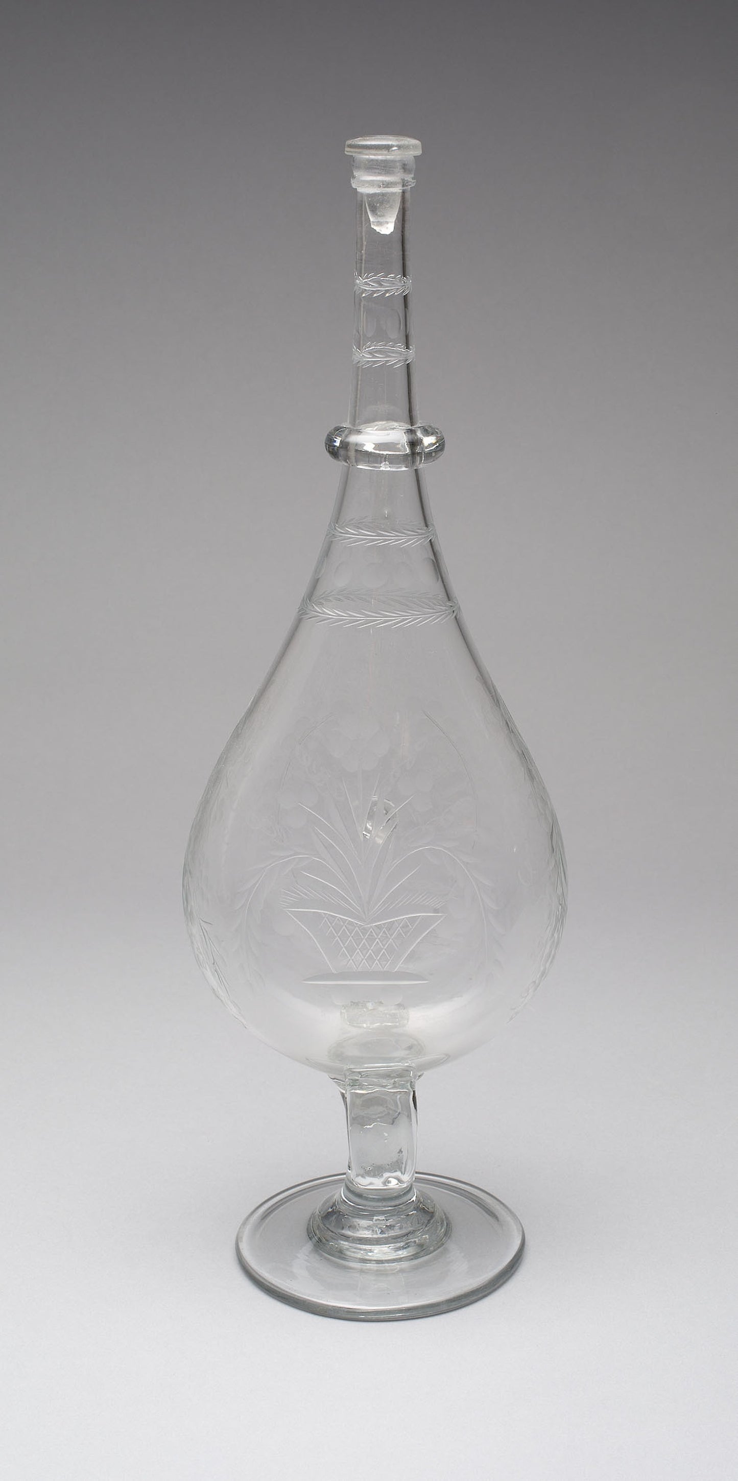 Bottle - Attributed to New England Glass Company, Poster Print Wall Art