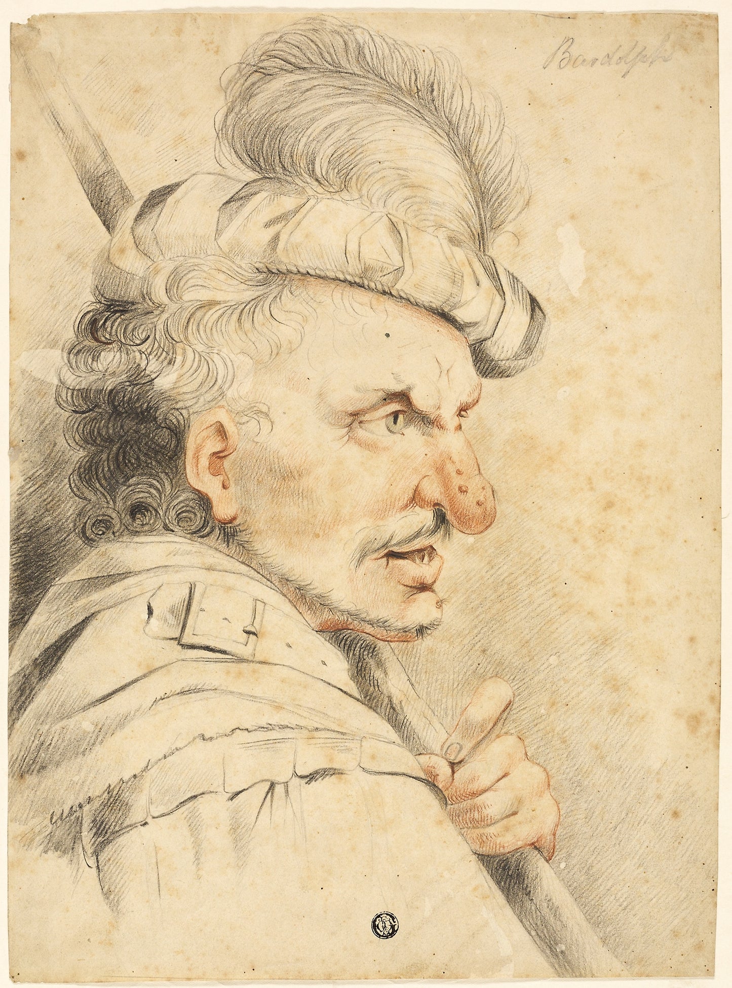 Bardolphe - After John Hamilton Mortimer, Poster Print Wall Art