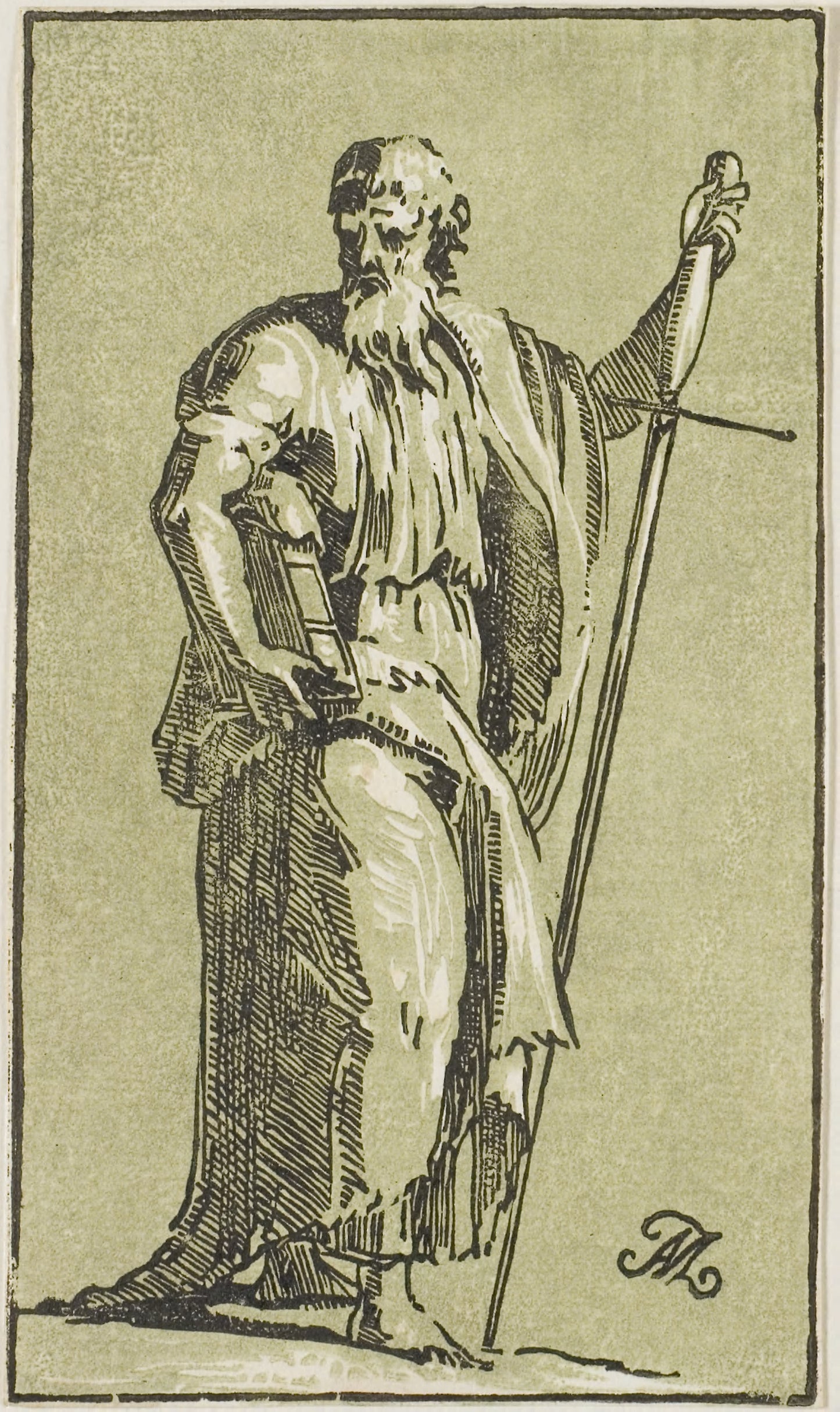 St. Paul - Conte Anton Maria Zanetti, Poster Print Wall Art