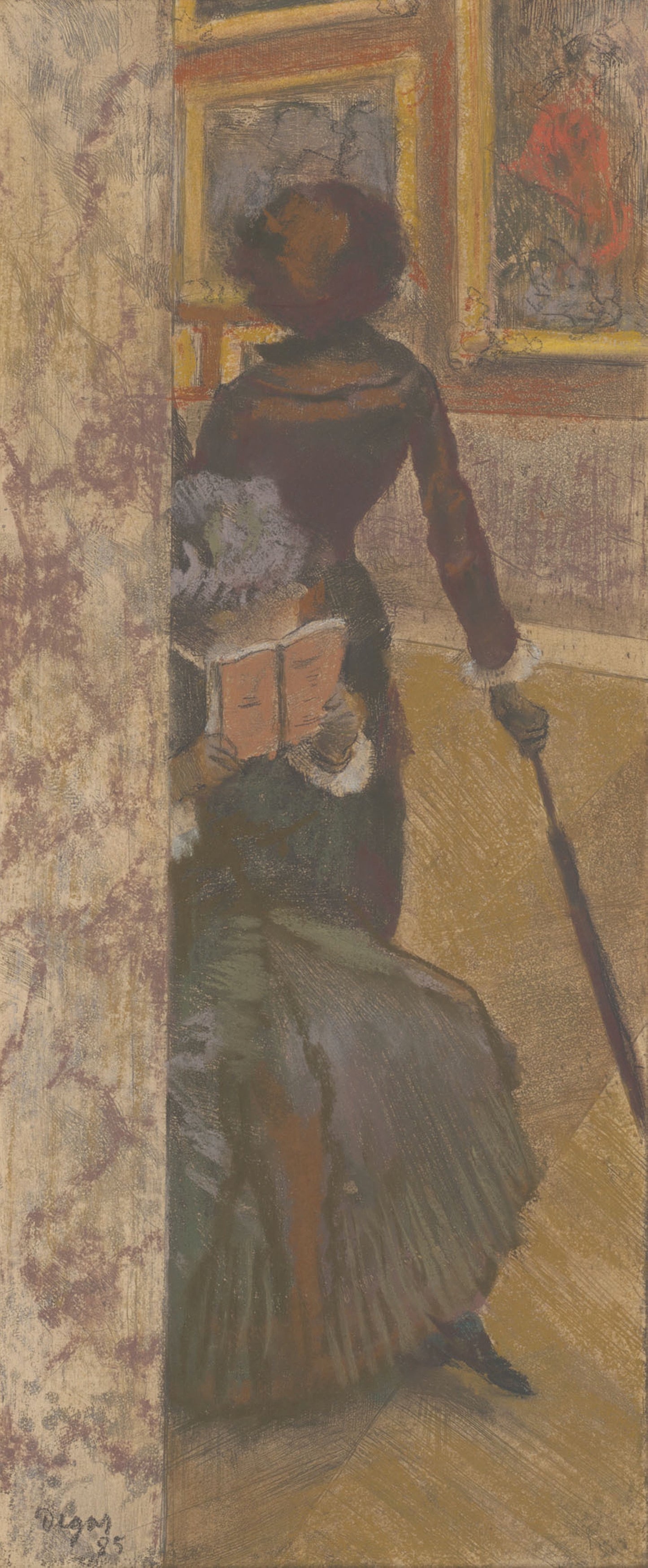 Mary Cassatt at the Louvre: The Paintings Gallery: Edgar Degas,16x12"(A3) Poster