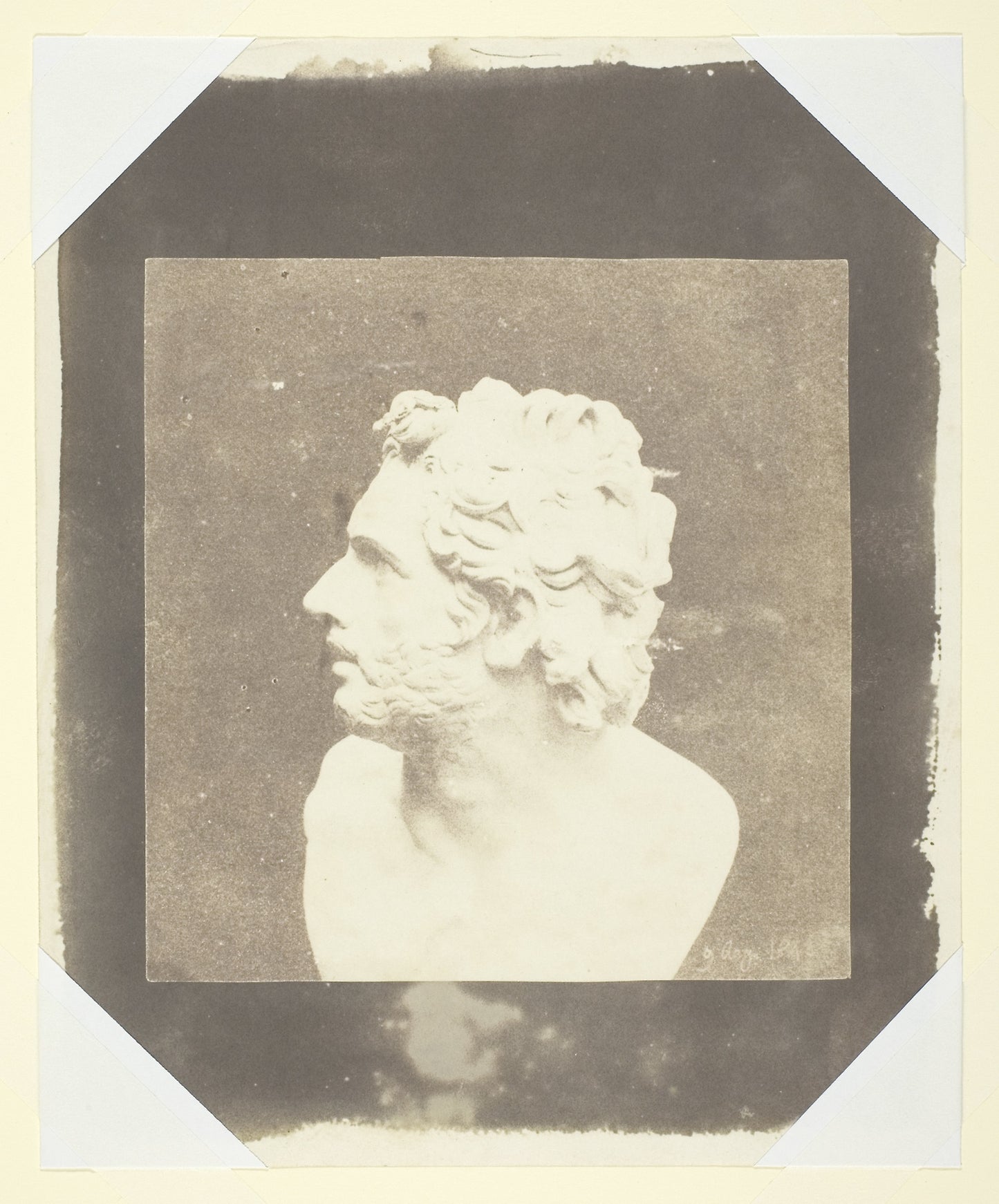 Bust of Patroclus - William Henry Fox Talbot, Poster Print Wall Art