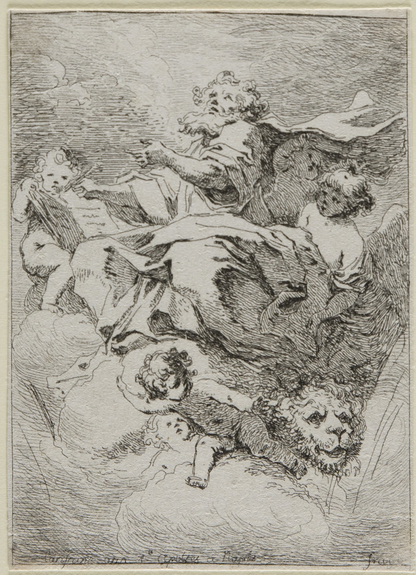 Saint Mark - Jean Honoré Fragonard (French, 1732-1806), Poster Print Wall Art