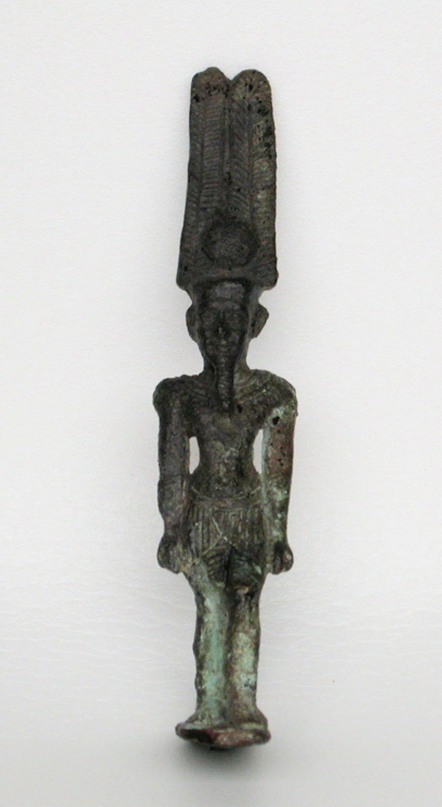 Statuette of the God Amun-Re - Egyptian, Poster Print Wall Art