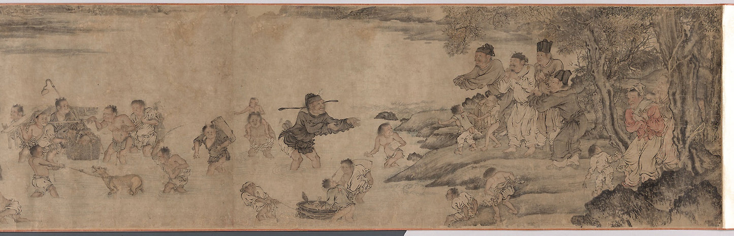 Yang Pu Moving His Family - Artist Unknown, Poster Print Wall Art