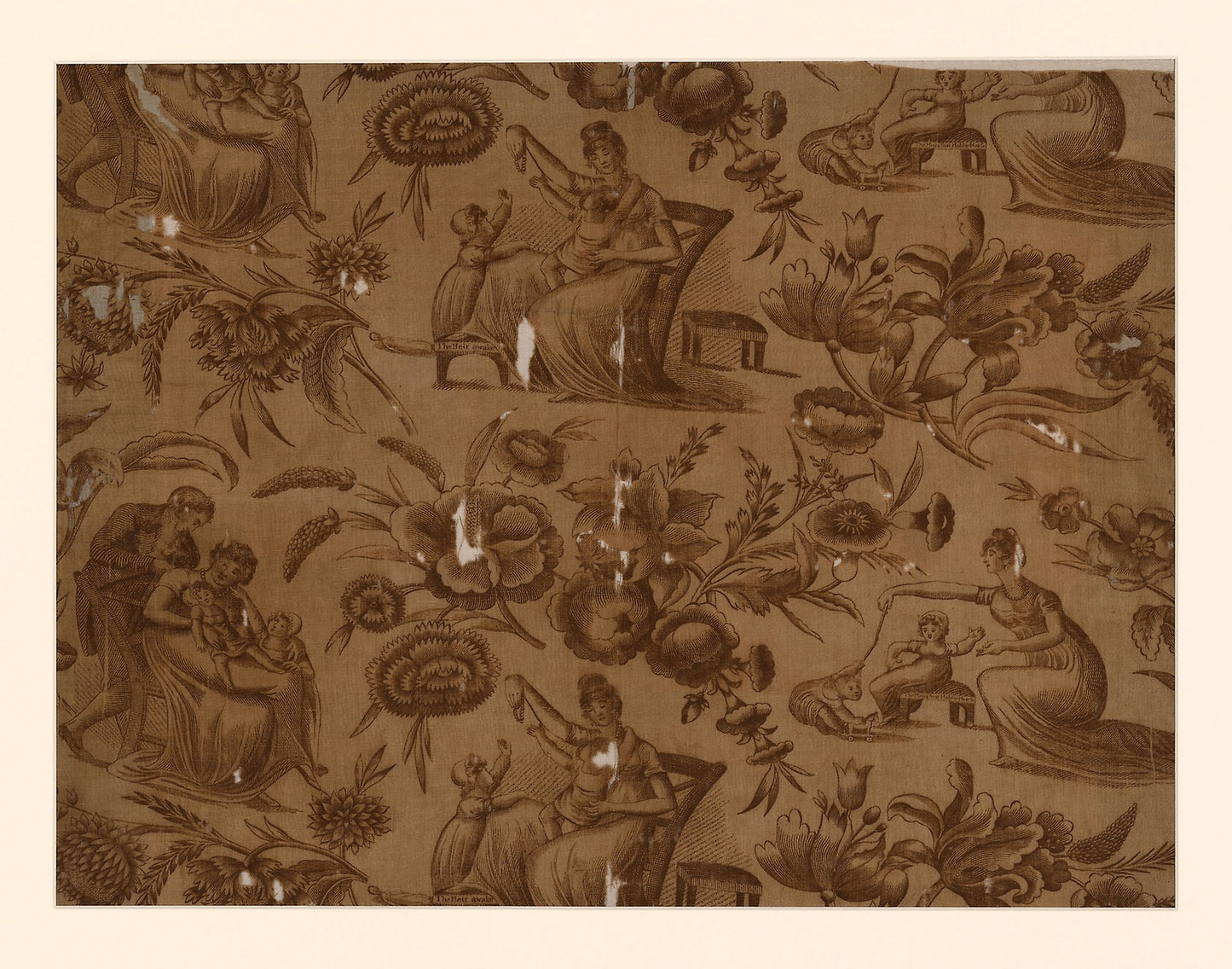 Panel (Furnishing Fabric): Possibly designed: Adam Buck (Irish, 1759–1834), Poster Print Wall Art