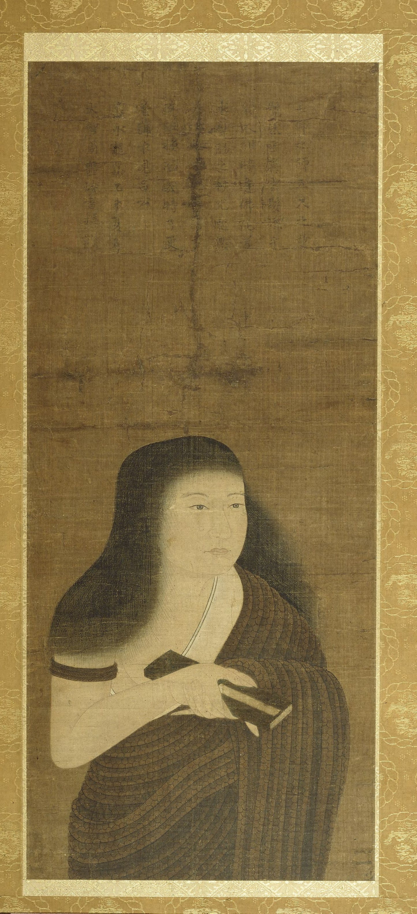 Monju Dressed in a Robe of Braided Grass (Nawa Monju) - Japanese, Poster Print Wall Art
