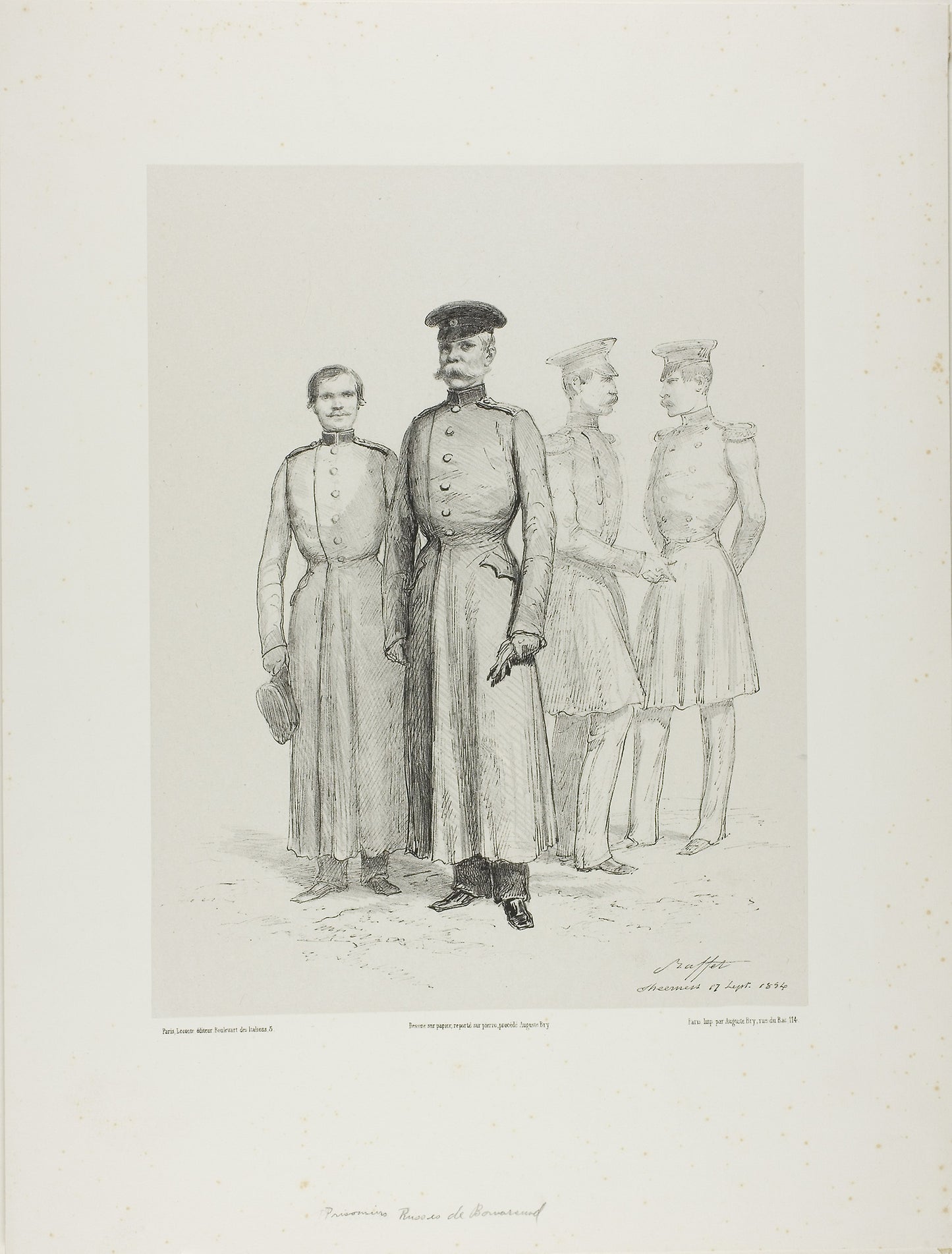 Russian Prisoners of Bomarsud - Denis Auguste Marie Raffet (French, 1804-1860), Poster Print Wall Art
