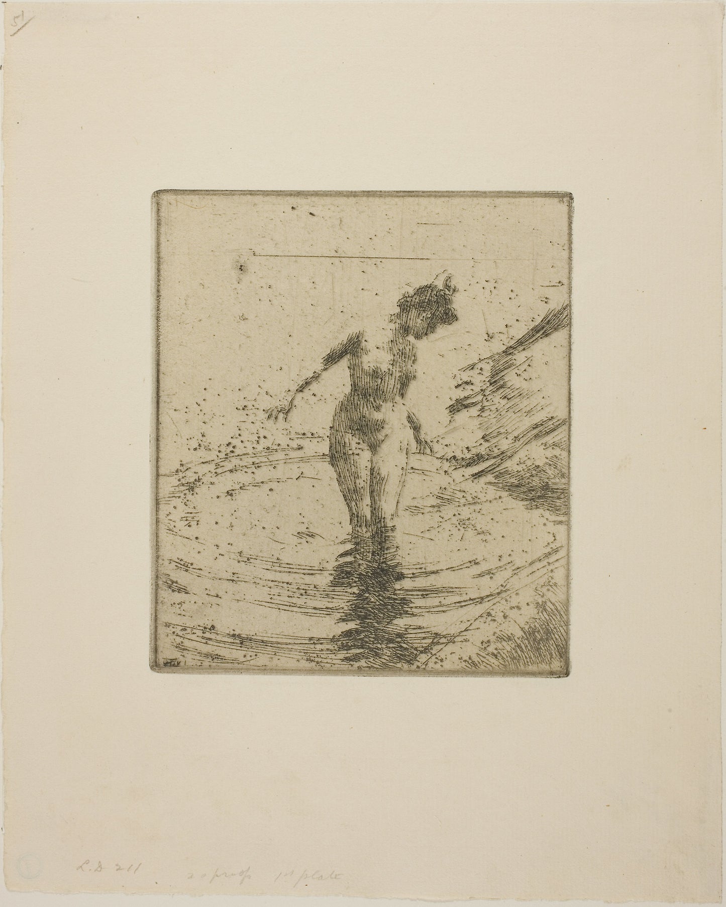 Cercles d'eau I - Anders Zorn, Poster Print Wall Art