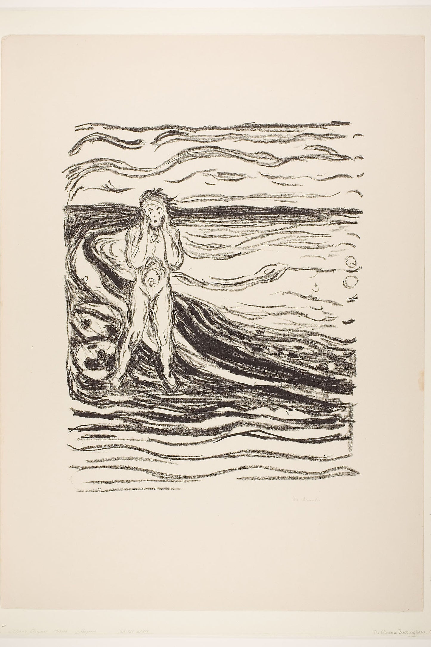 Alpha's Despair - Edvard Munch, Poster Print Wall Art