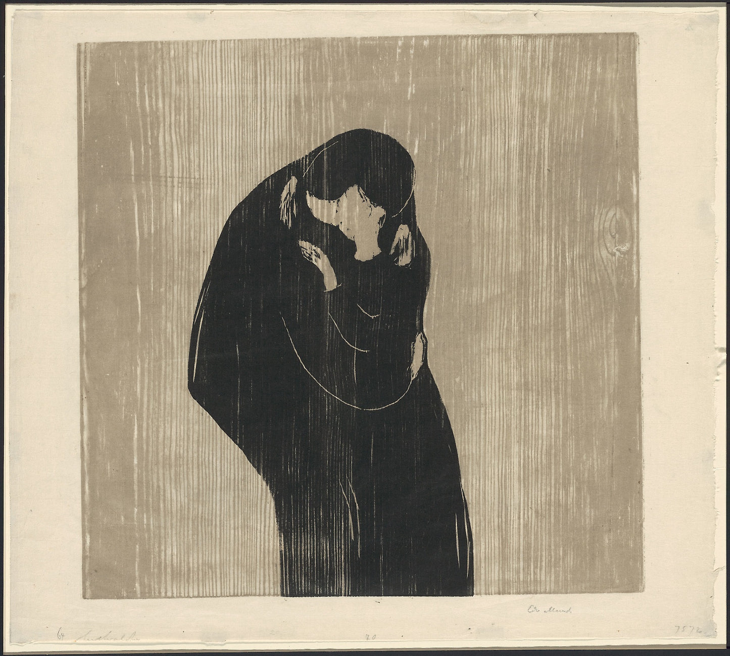 The Kiss IV: Edvard Munch,16x12"(A3) Poster