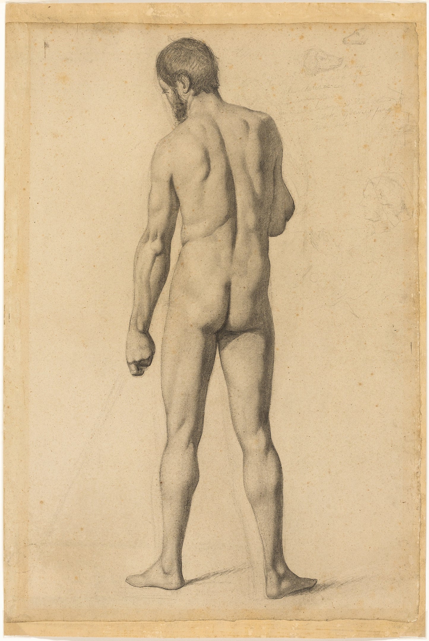 Academic Nude, Seen from the Back - Paul Cézanne, Poster Print Wall Art